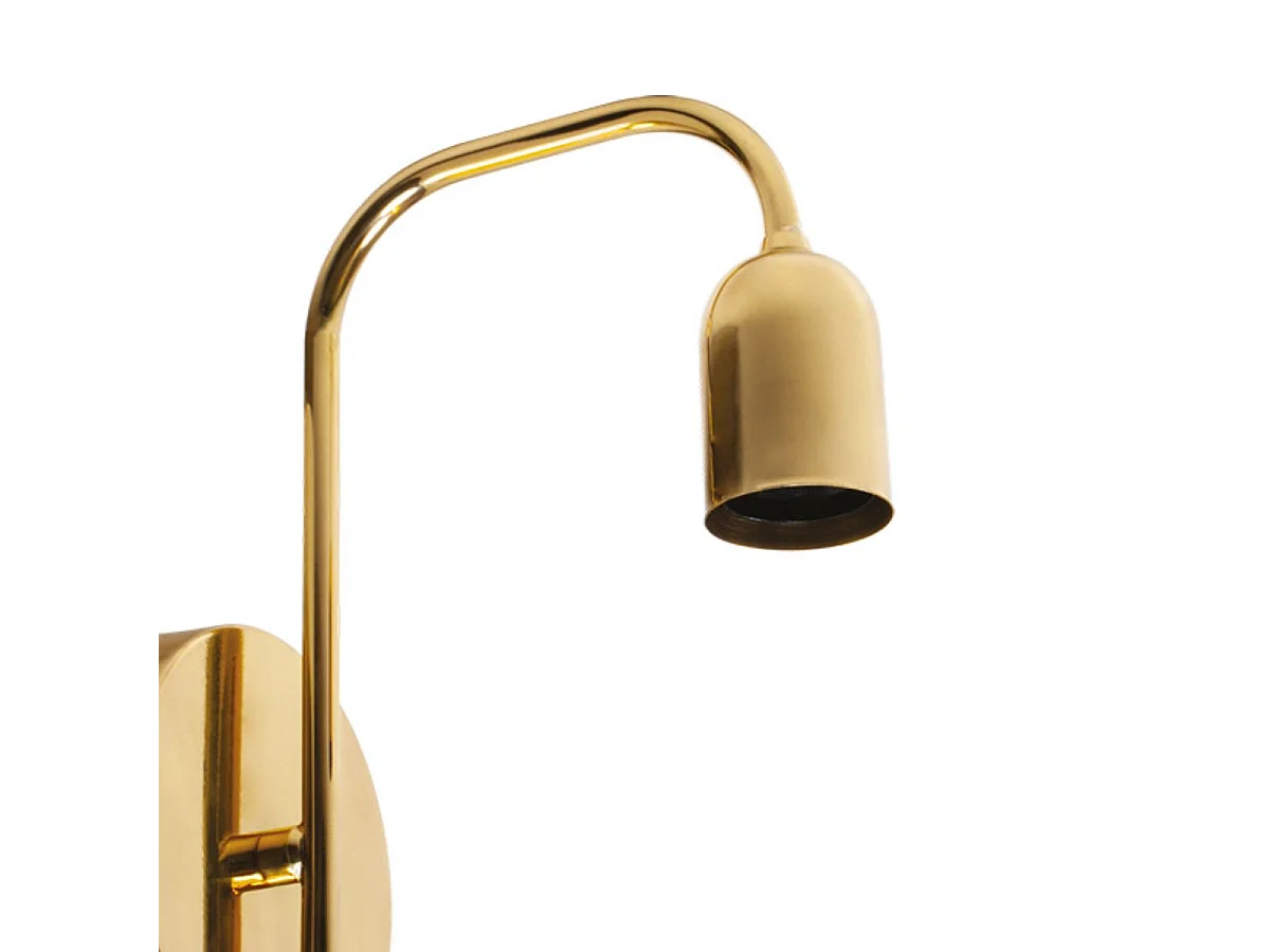 Aplique Space Lumit 60W latón dorado 24x12x19 cm