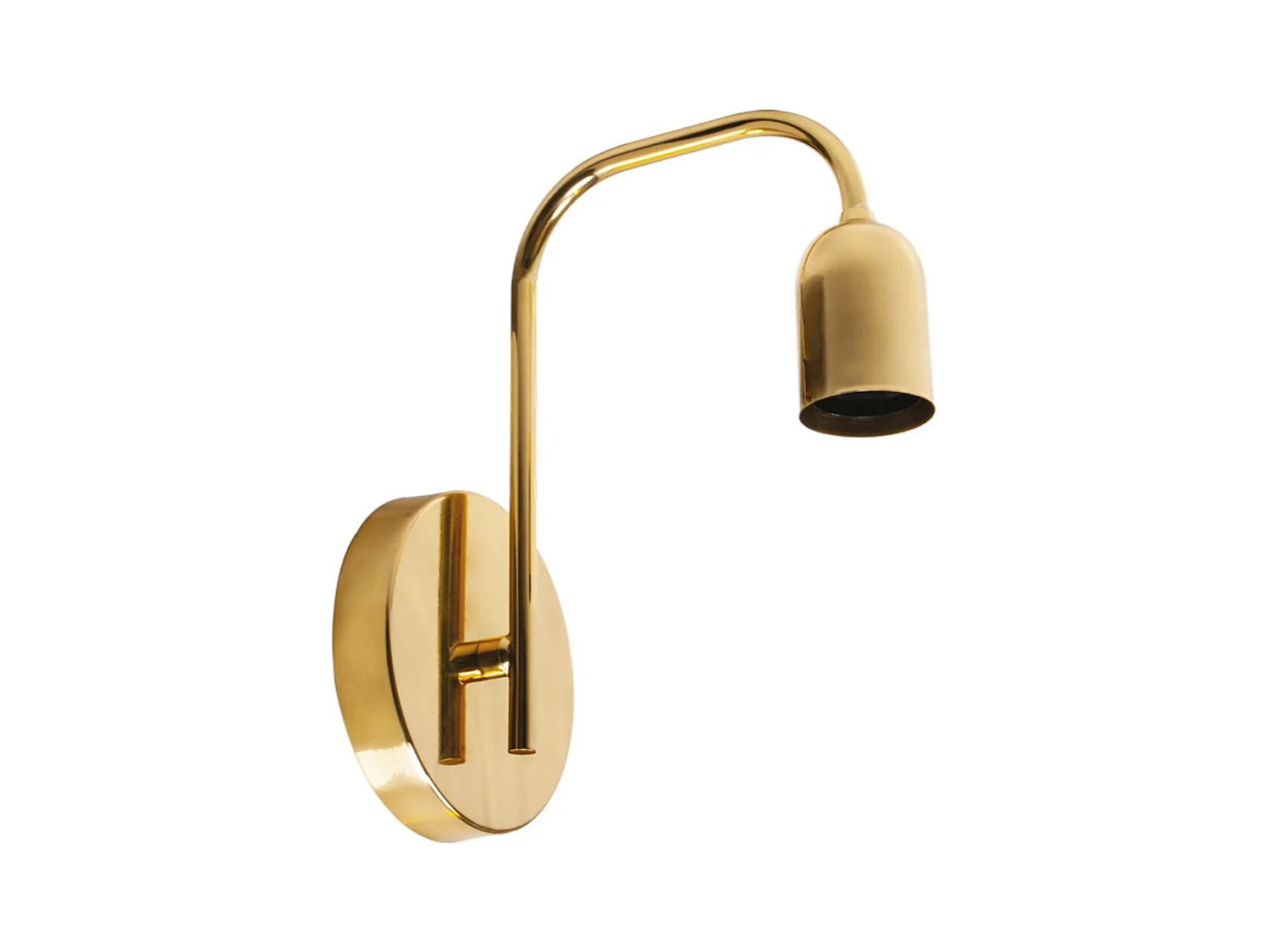 Aplique Space Lumit 60W latón dorado 24x12x19 cm