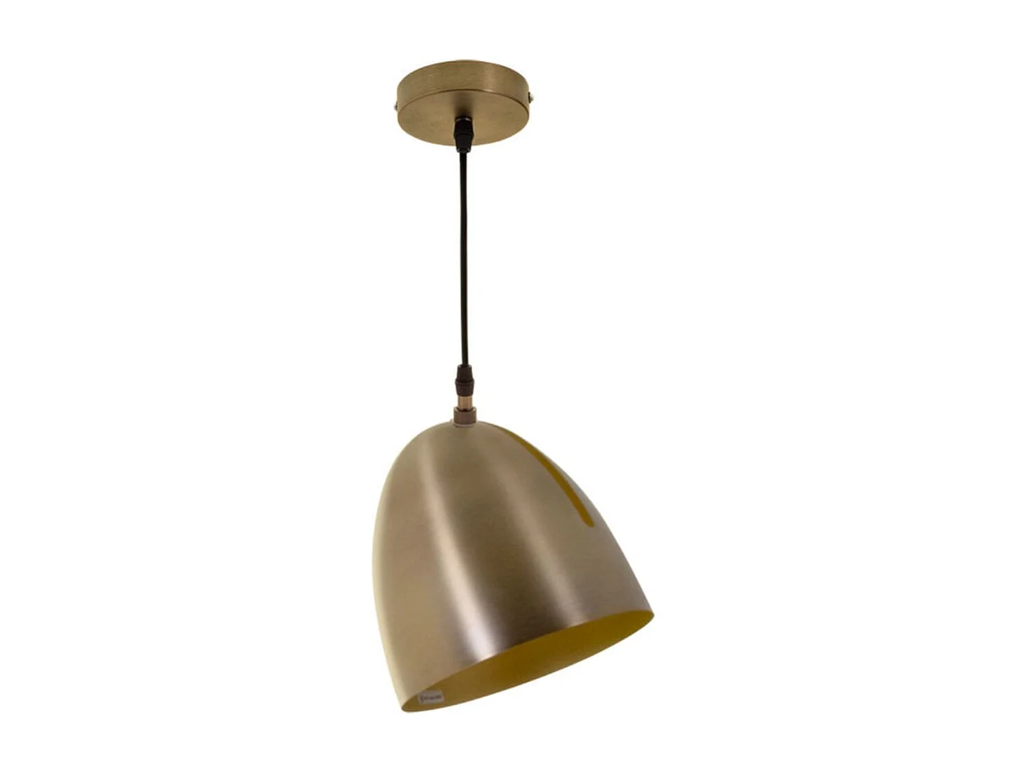 Lámpara de techo Inoi Lumit 28W altura regulable bronce Ø20 cm