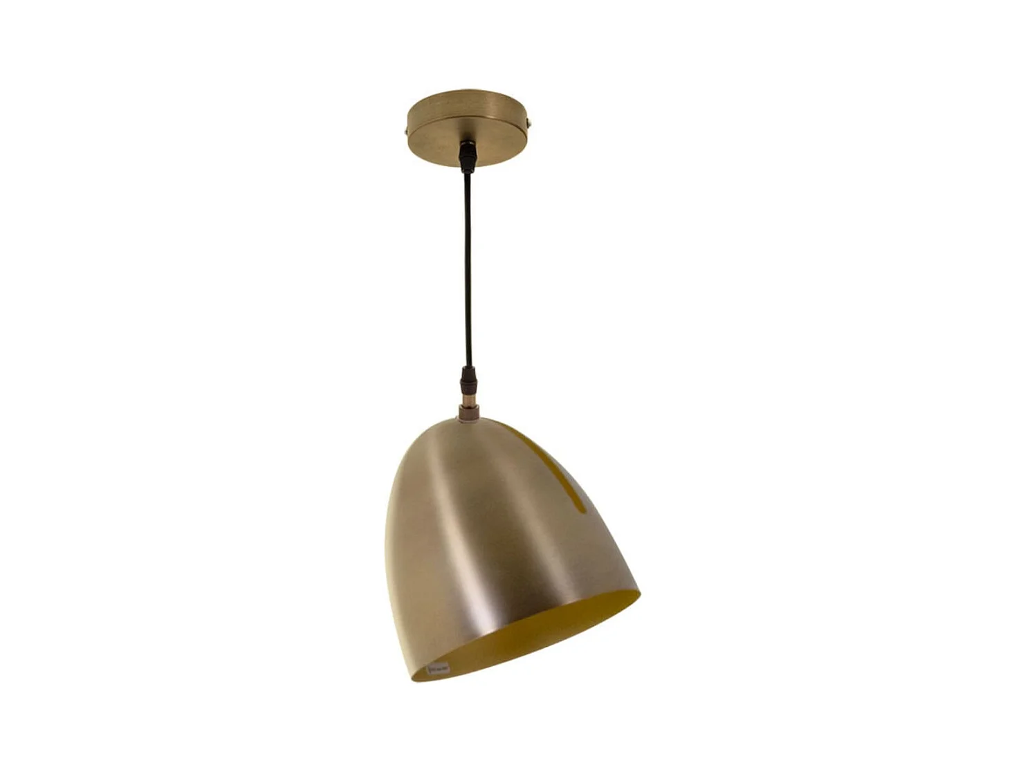 Lámpara de techo Inoi Lumit 28W altura regulable bronce Ø20 cm