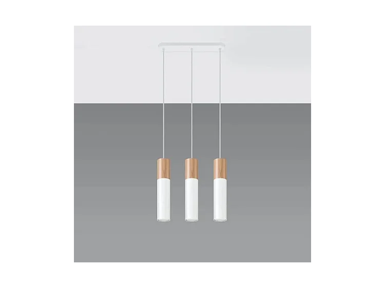 Lampa wisząca PABLO 3L biała