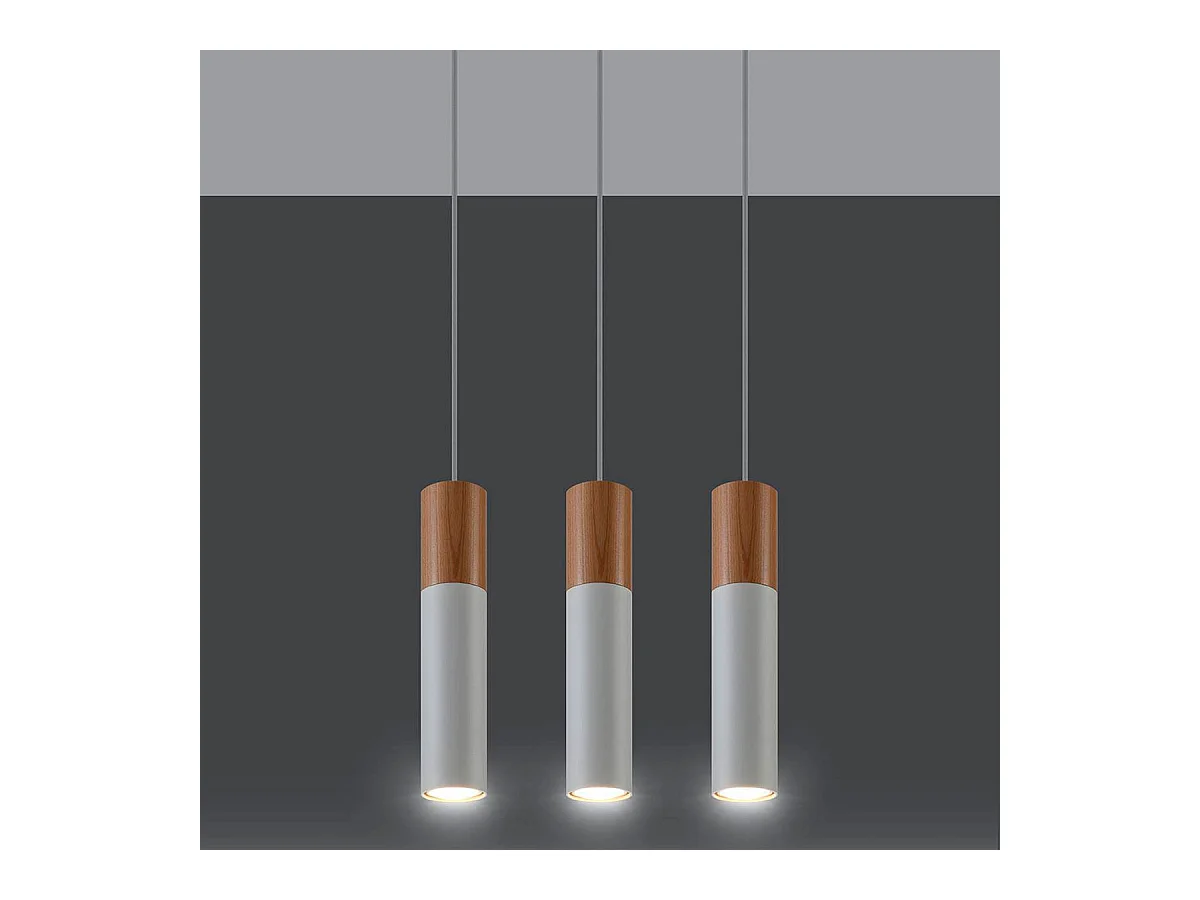 Lampa wisząca PABLO 3L biała
