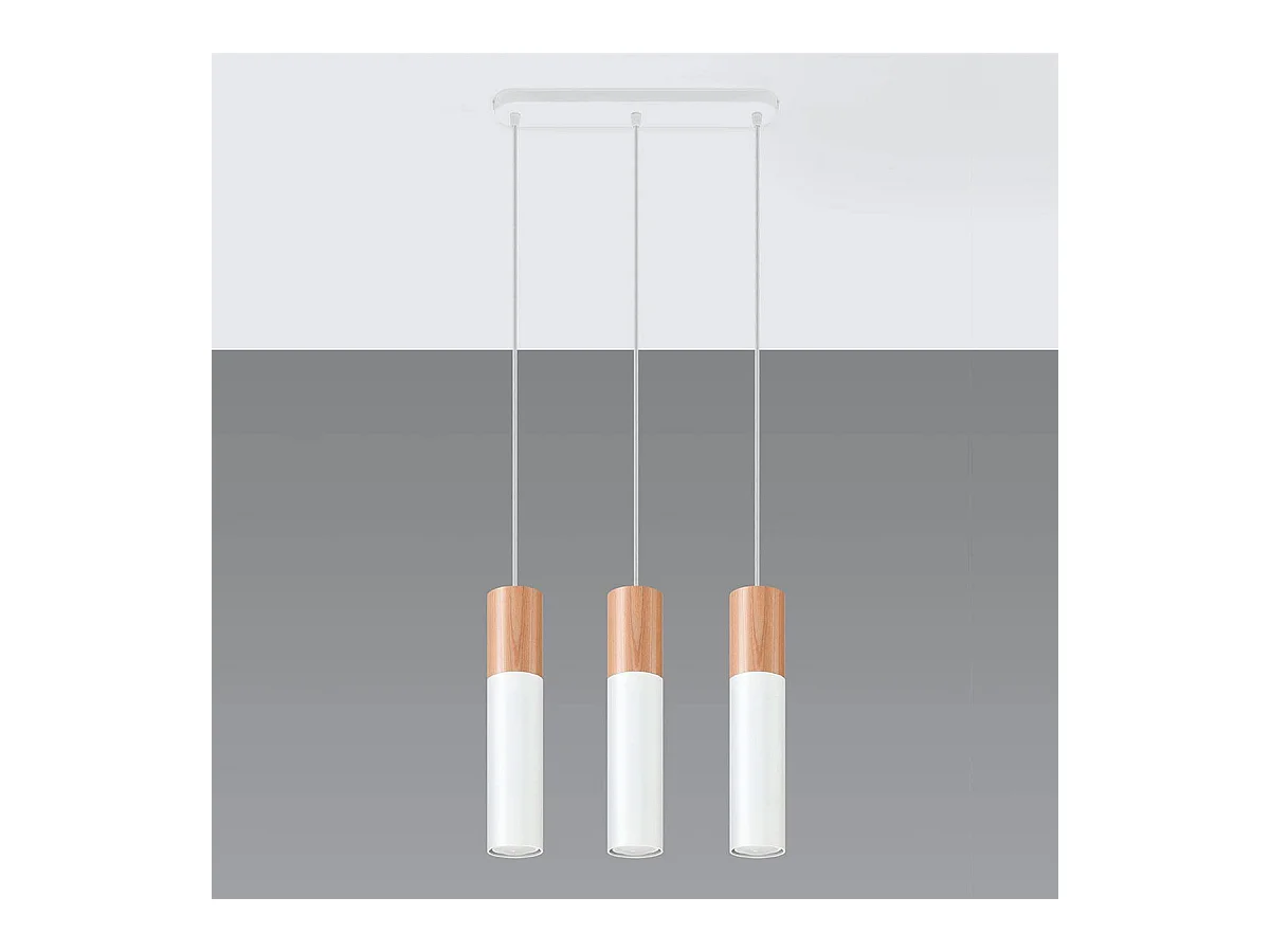 Lampa wisząca PABLO 3L biała