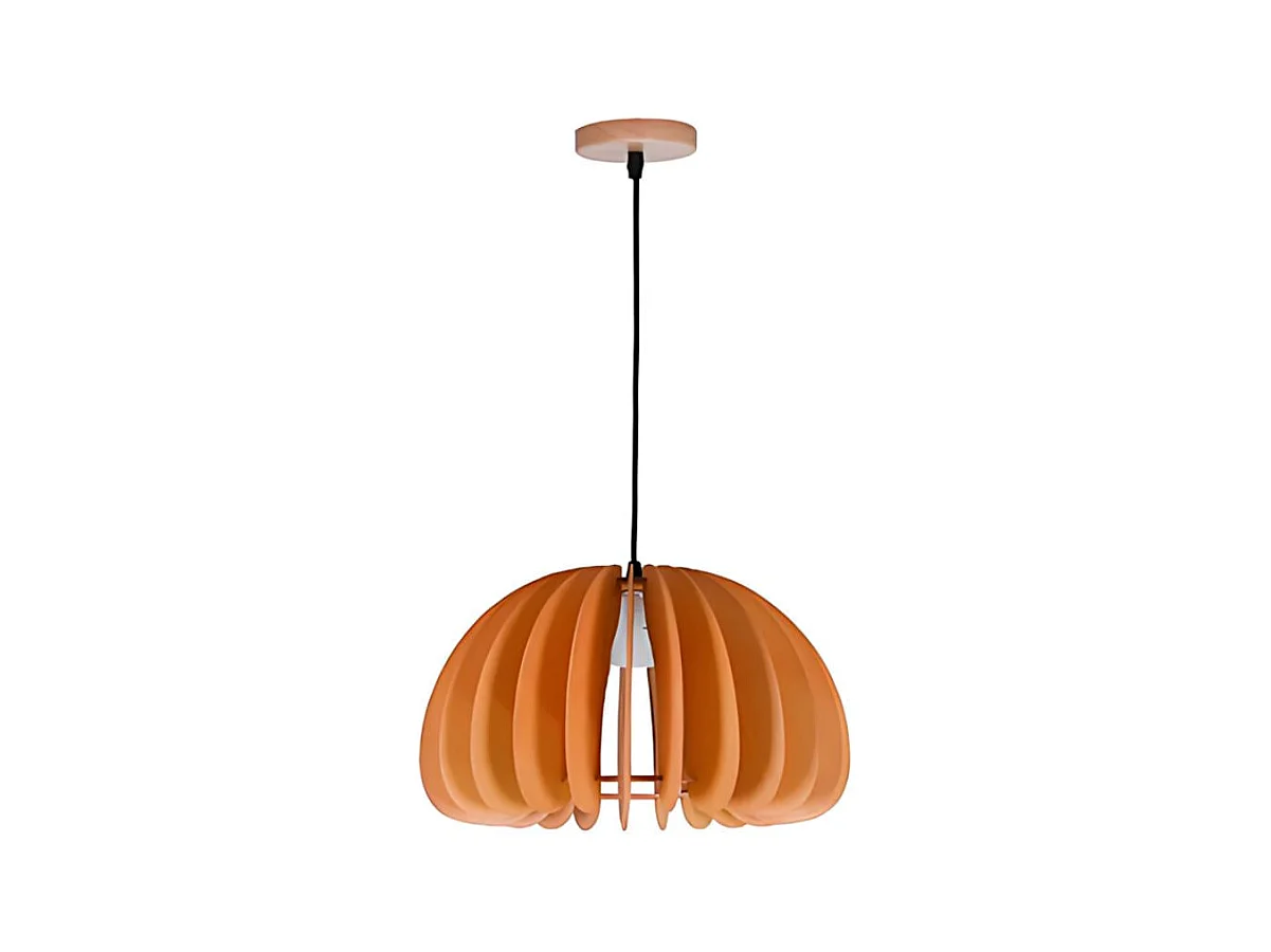 Lámpara de techo Jaipur Bel Air 40W altura regulable madera Ø35 cm