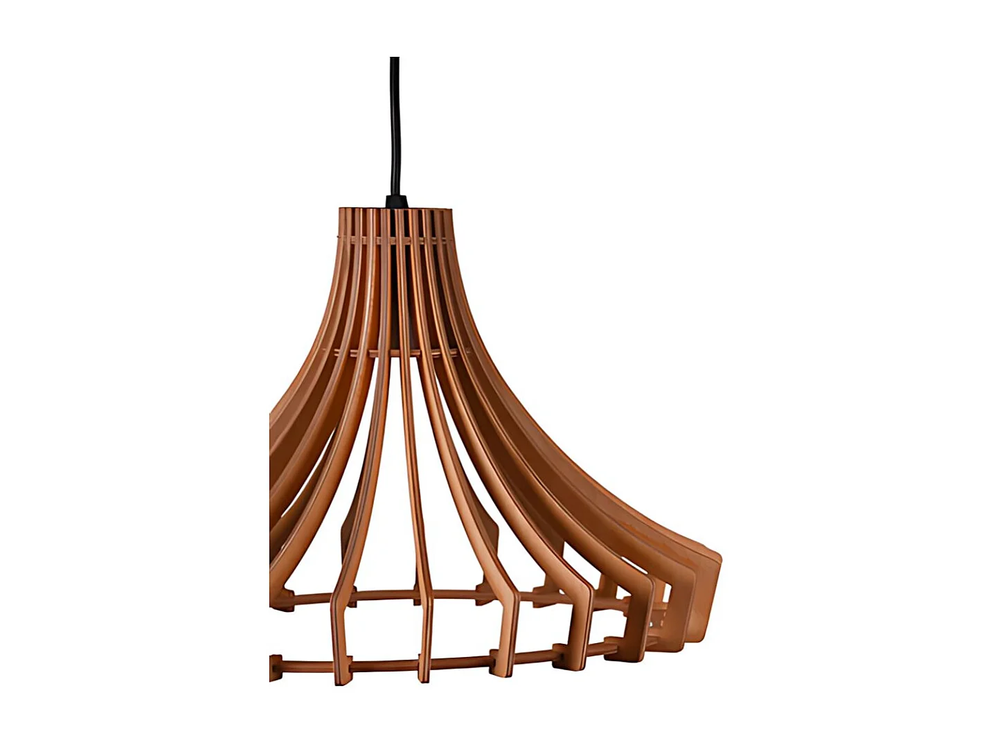 Lámpara de techo Manila Bel Air 40W altura regulable madera Ø35 cm