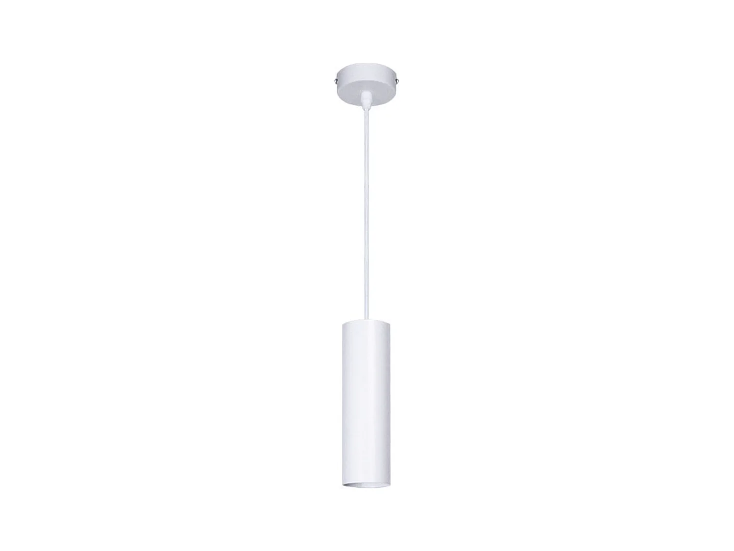 Lámpara de techo Hermione Lumit 50W altura regulable blanco Ø6x20 cm