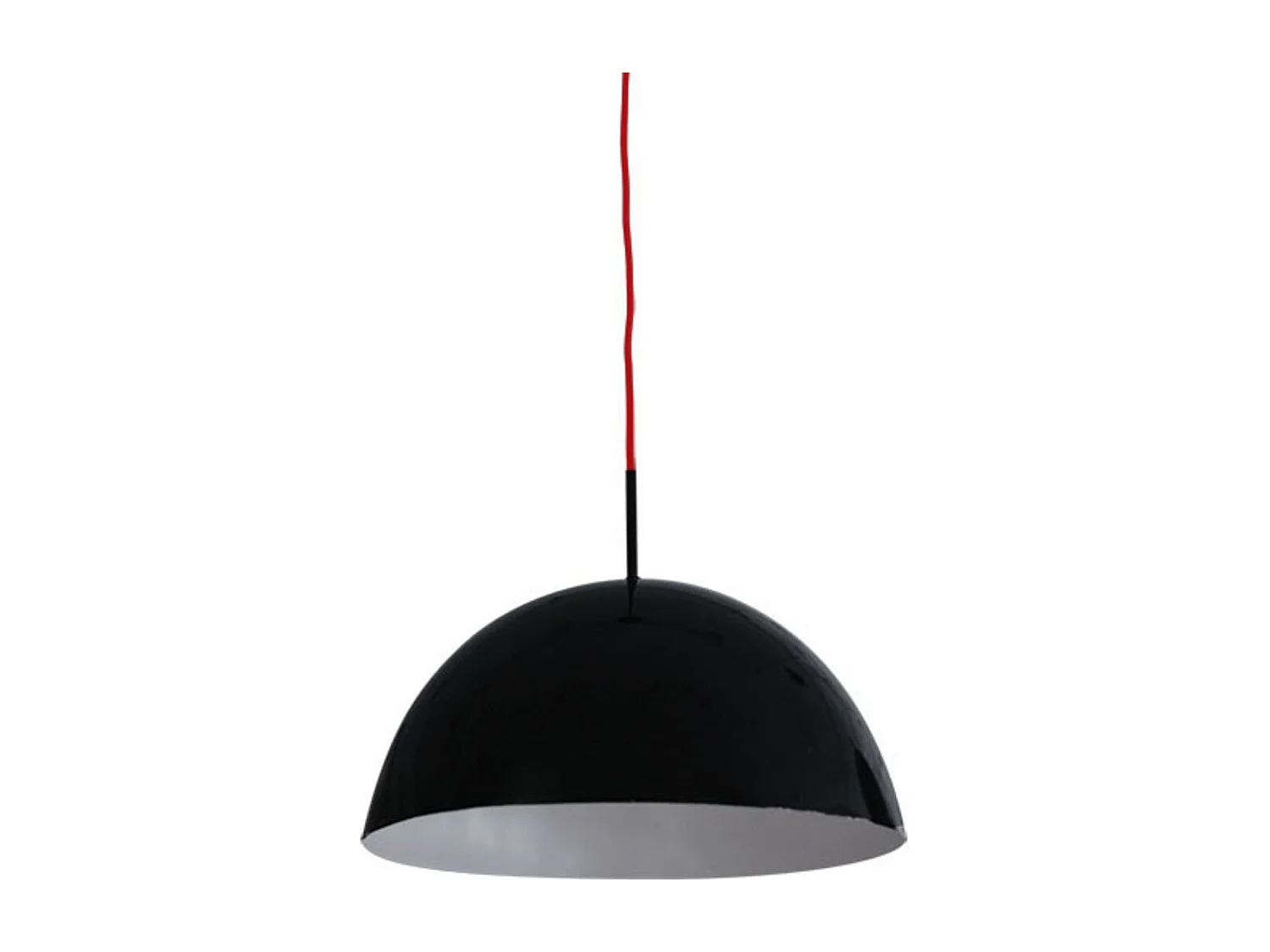 Lámpara de techo Melissa Lumit 60W altura regulable negro Ø40 cm