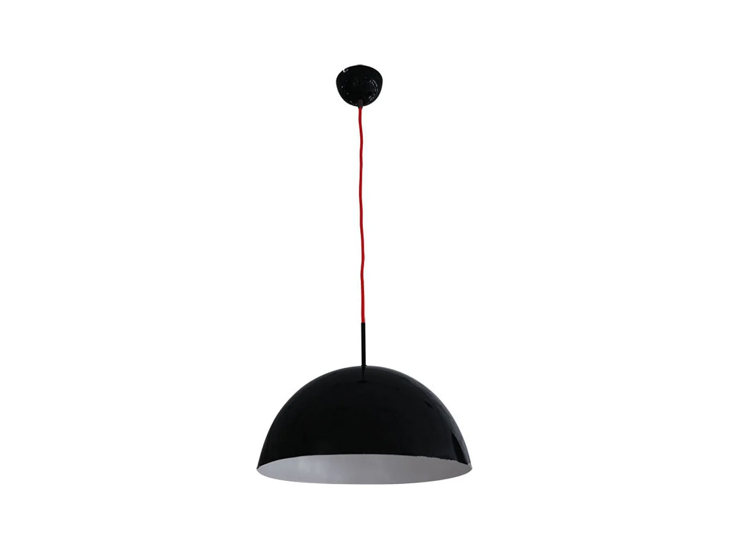 Lámpara de techo Melissa Lumit 60W altura regulable negro Ø40 cm