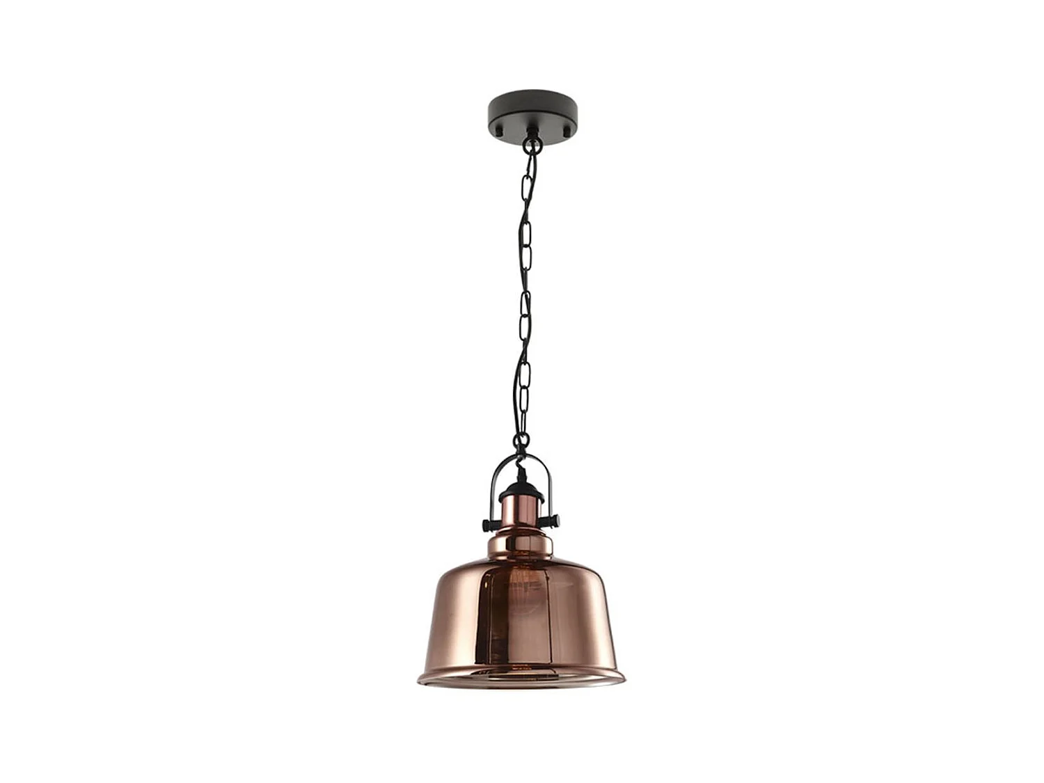 Lámpara de techo Lila Lumit 40W altura regulable cobre Ø30 cm