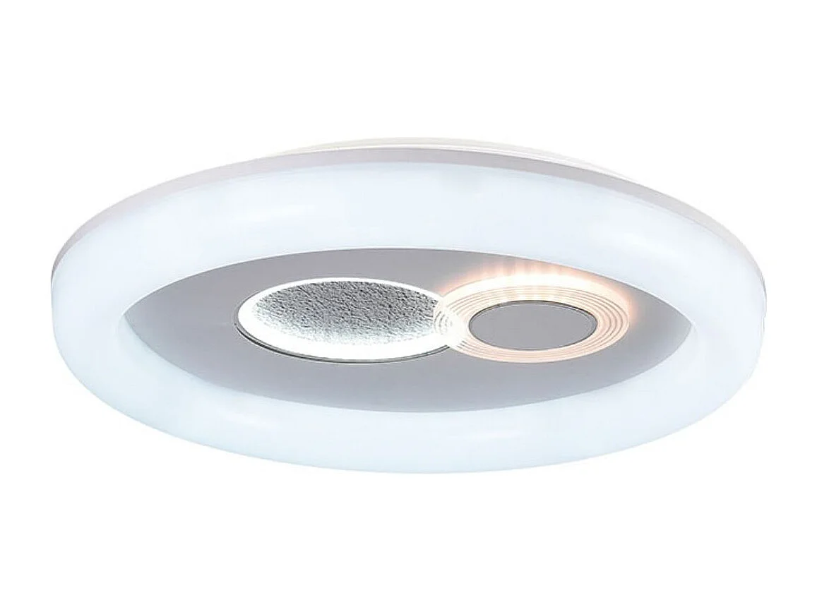 Plafón Hermes Bel Air 108W luz LED 10200 lm blanco Ø50x7 cm