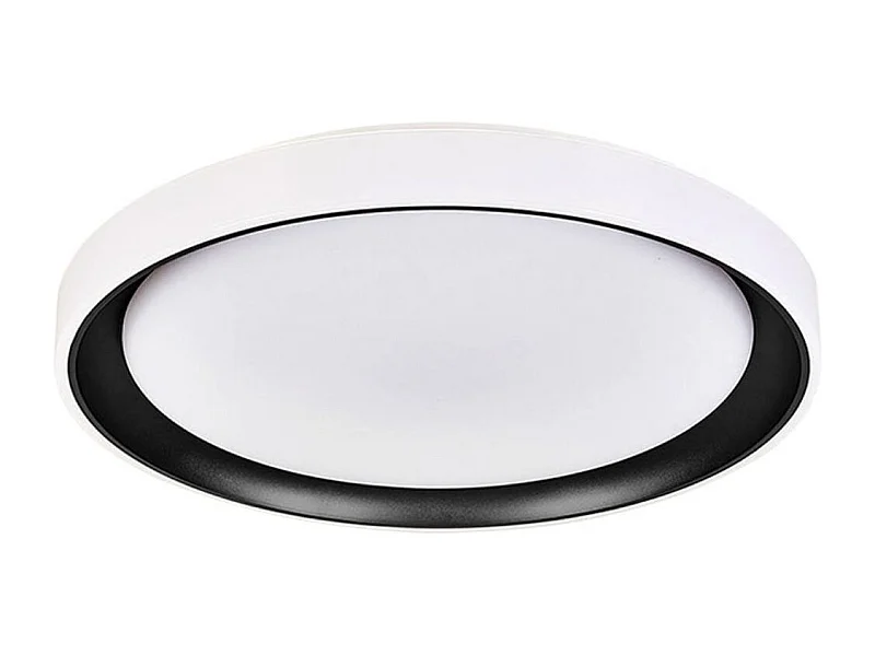 Plafón Kigali Bel Air 72W luz LED 6480 lm con mando regulador blanco/negro Ø50x7 cm