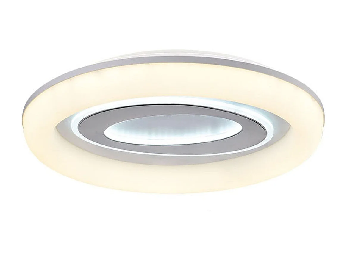 Plafón Tebe Bel Air 130W luz LED 12300 lm blanco Ø50x7 cm