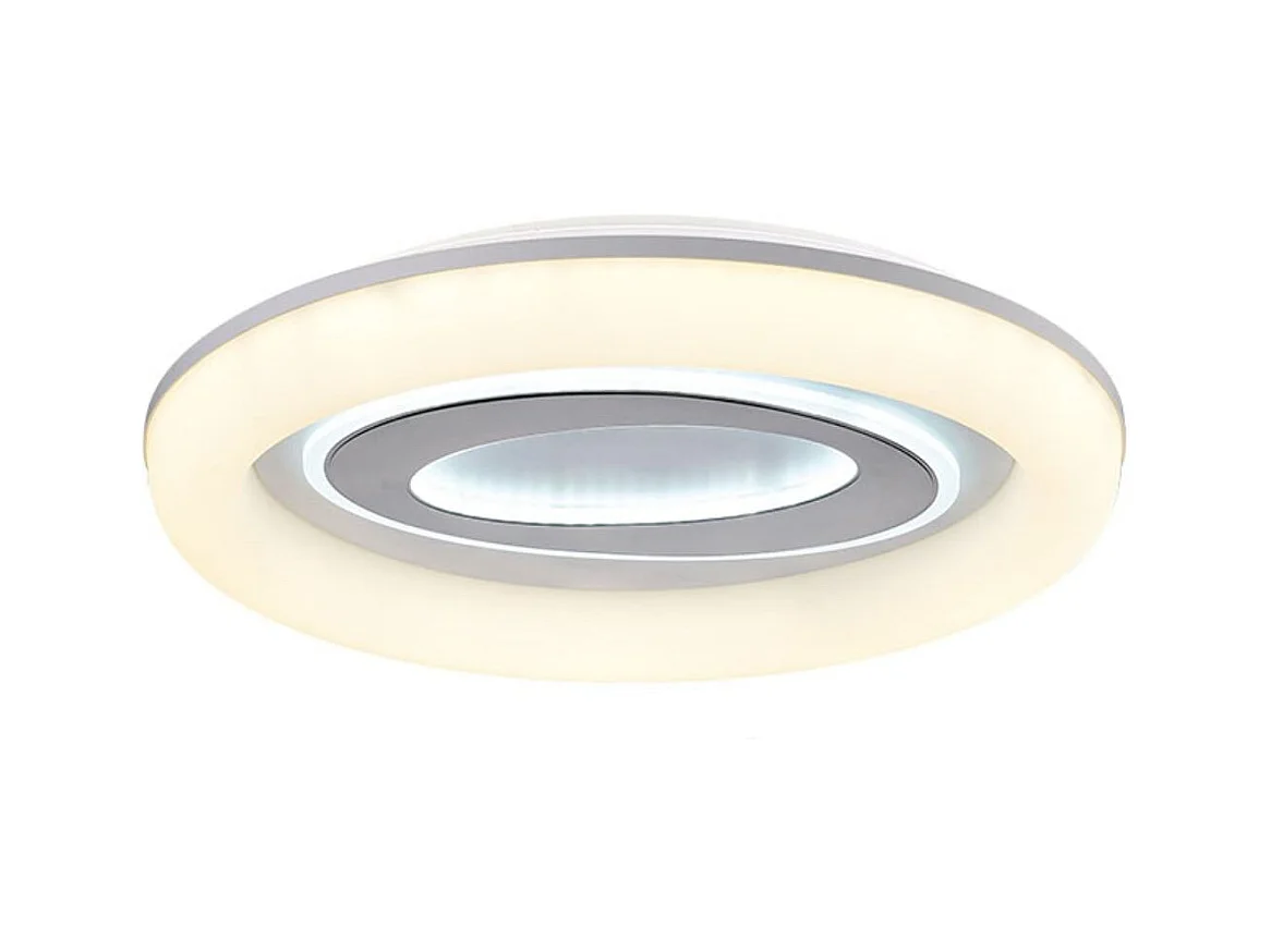 Plafón Tebe Bel Air 130W luz LED 12300 lm blanco Ø50x7 cm