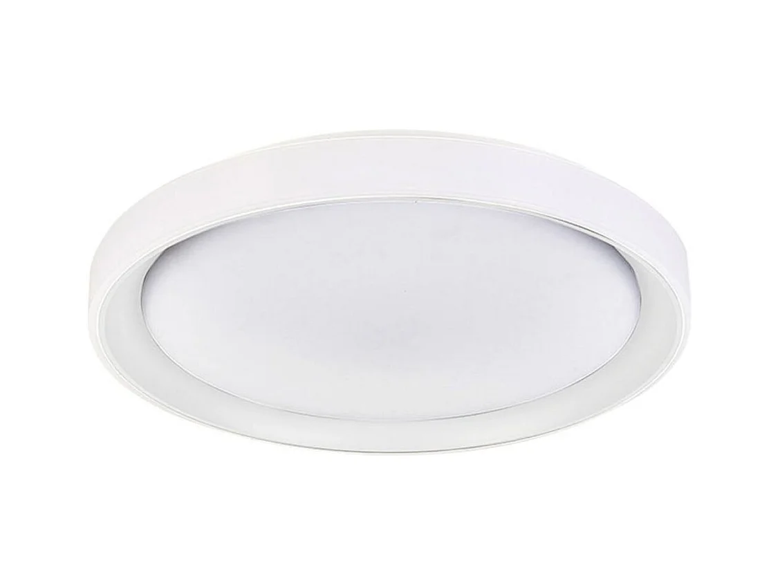 Plafón Kigali Bel Air 72W luz LED 6480 lm con mando regulador blanco/blanco Ø50x7 cm