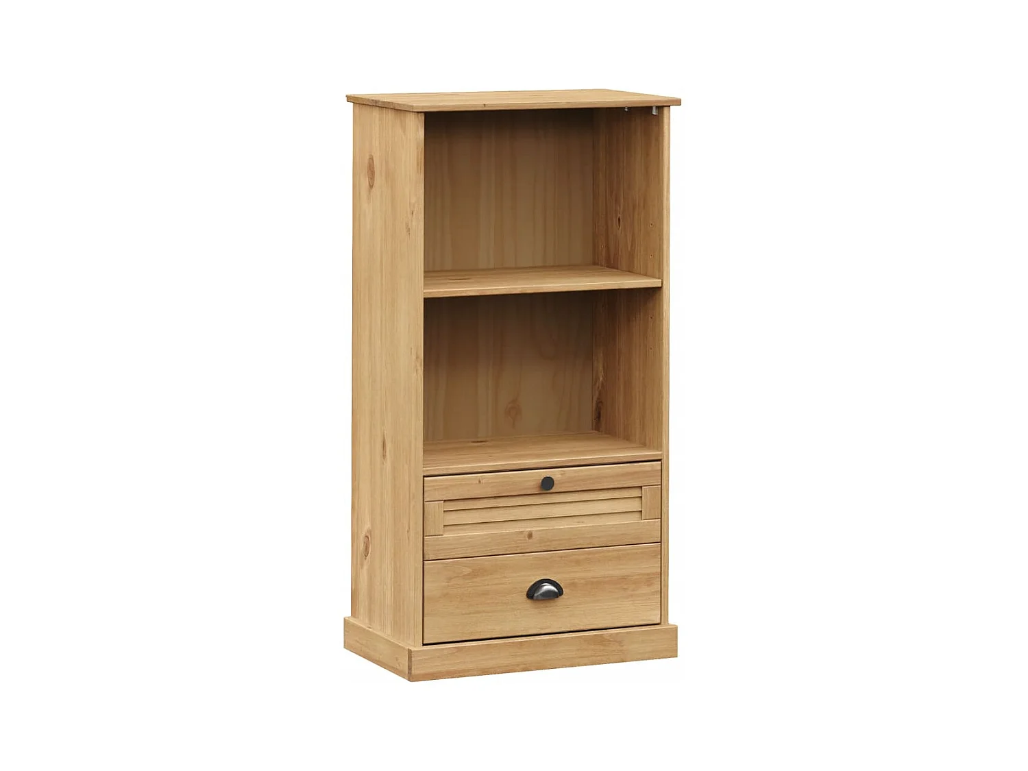 Bibliothèque | Etagère de rangement | Meuble de rangement VIGO 60x35x114,5 cm bois massif de pin
