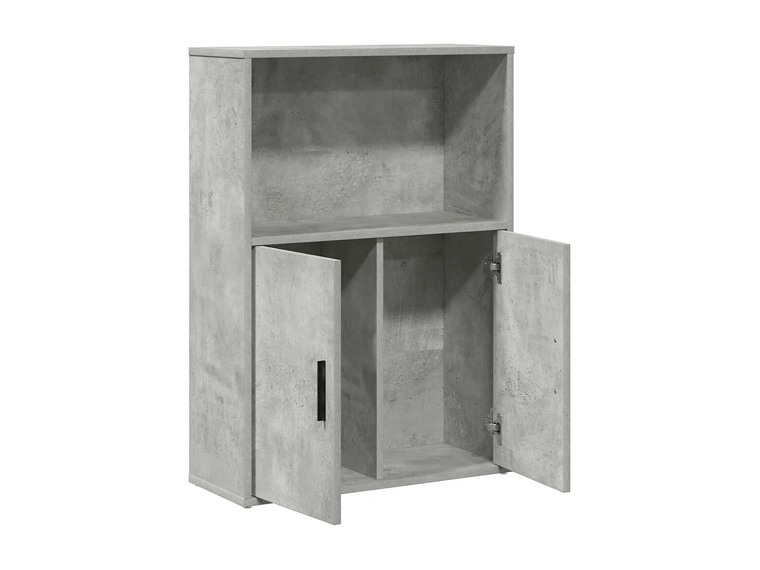 Libreria | Scaffale | Mobile di stoccaggio Grigio Cemento 60x24x85 cm in Legno Multistrato