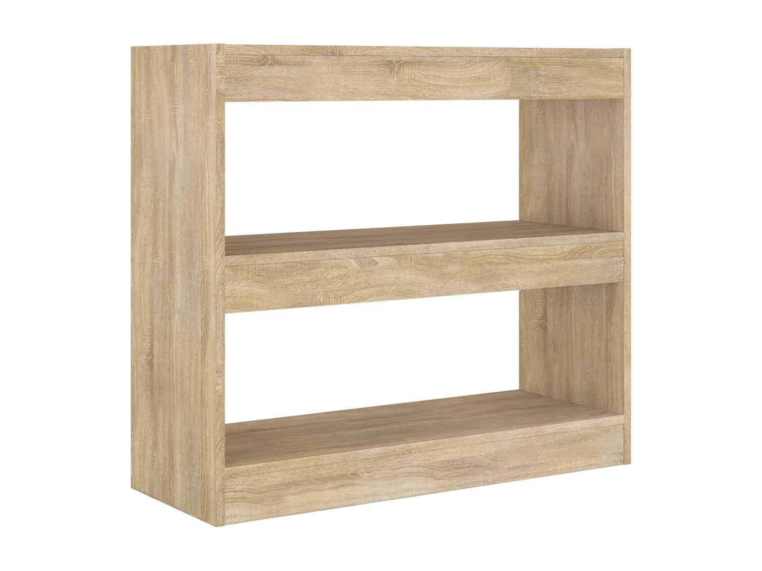 Libreria | Scaffale | Mobile di stoccaggio Divisorio Rovere Sonoma 80x30x72 cm