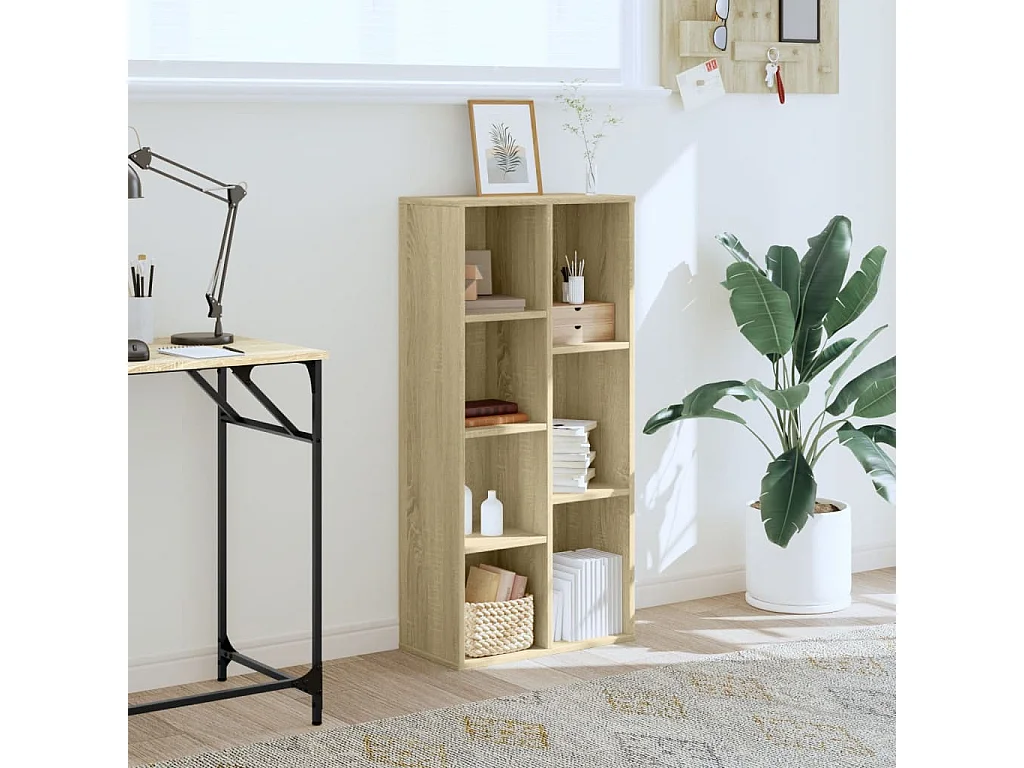 Bibliothèque | Etagère de rangement | Meuble de rangement chêne sonoma 50x25x105 cm bois d'ingénierie