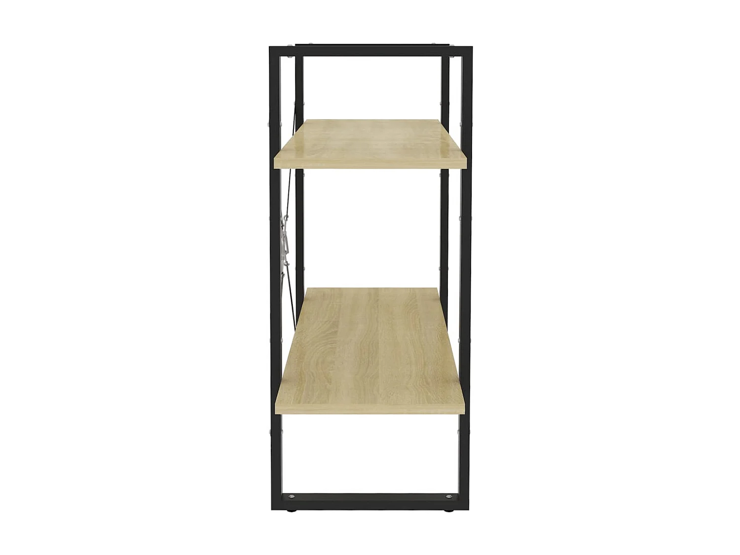 Libreria | Scaffale | Mobile di stoccaggio 2 Ripiani Rovere Sonoma 80x30x70 cm Legno Multistrato