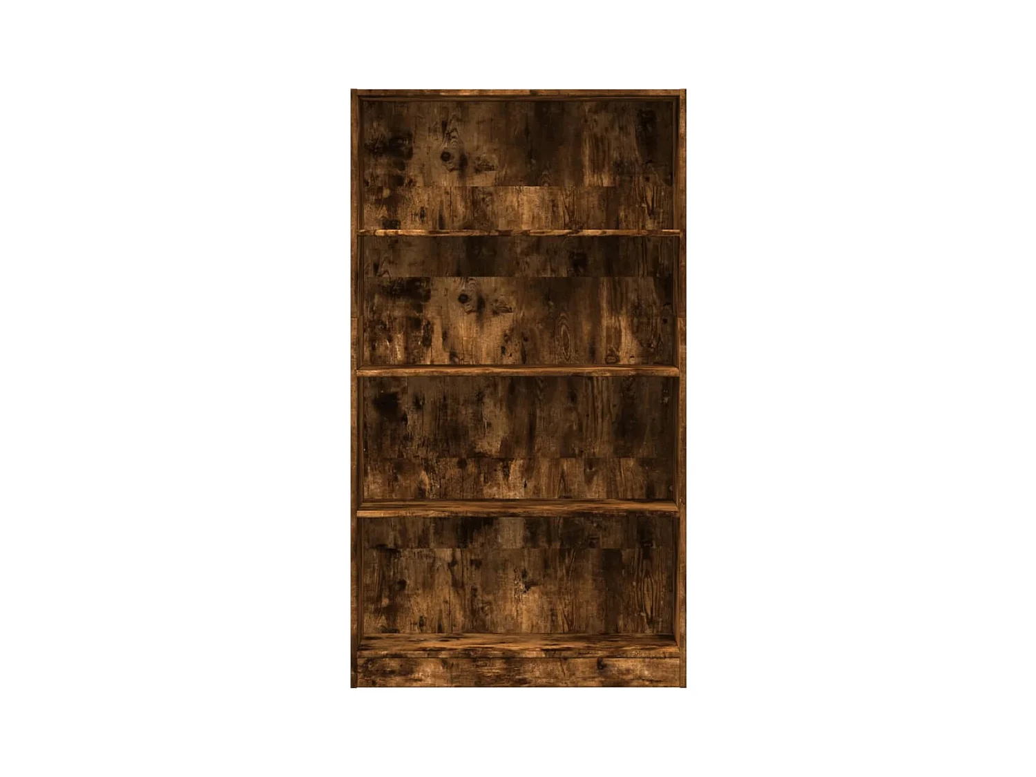 Bibliothèque | Etagère de rangement | Meuble de rangement chêne fumé 80x24x143 cm bois d'ingénierie