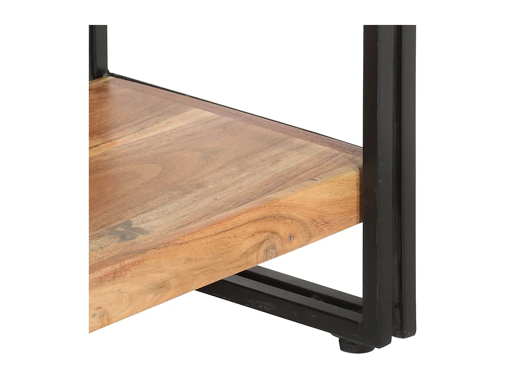 Bibliothèque | Etagère de rangement | Meuble de rangement à 5 niveaux 140x30x180 cm Bois d'acacia solide