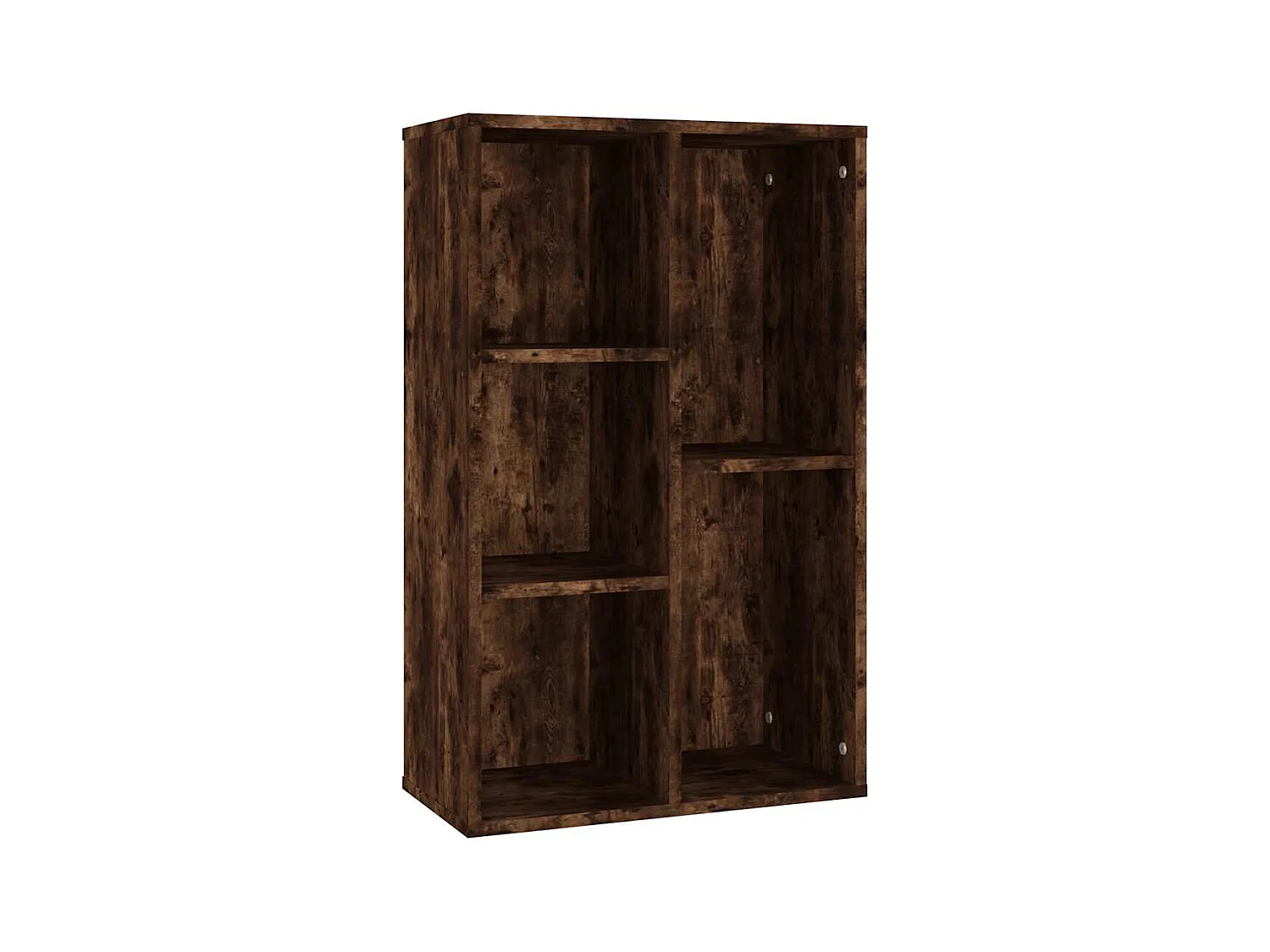 Libreria | Scaffale | Mobile di stoccaggio Credenza Rovere Fumo 50x25x80 cm in Legno Multistrato