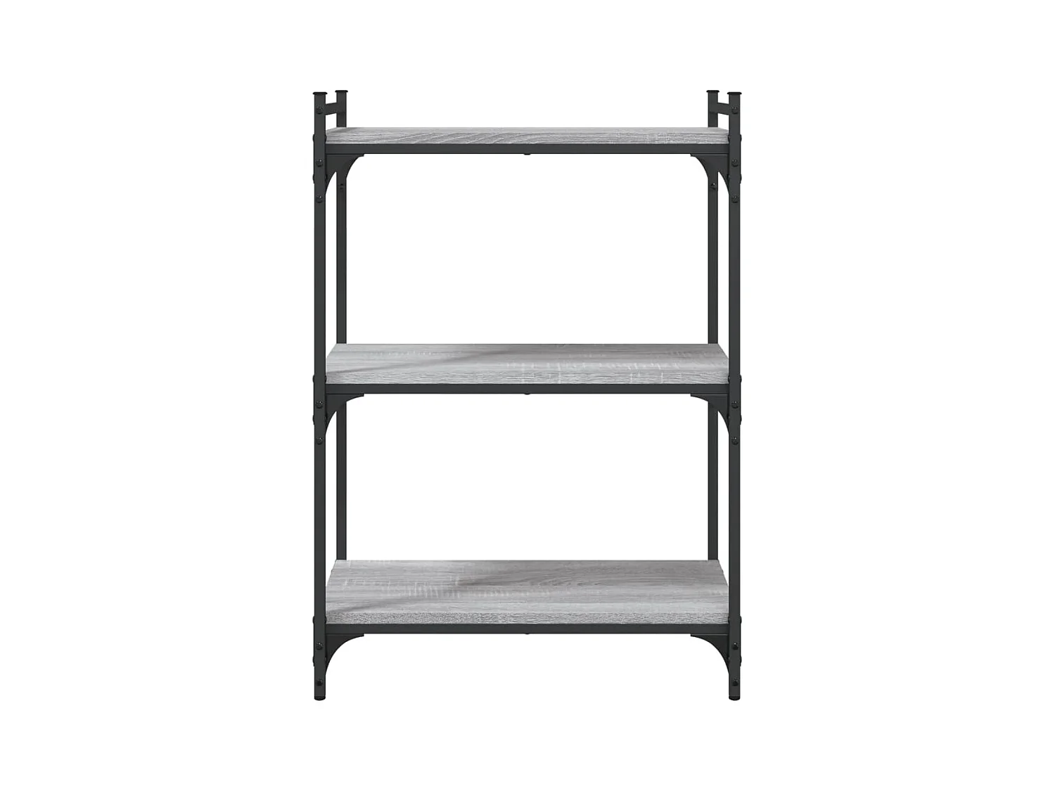Bibliothèque | Etagère de rangement | Meuble de rangement 3 niveaux sonoma gris 60x30x86cm bois d'ingénierie