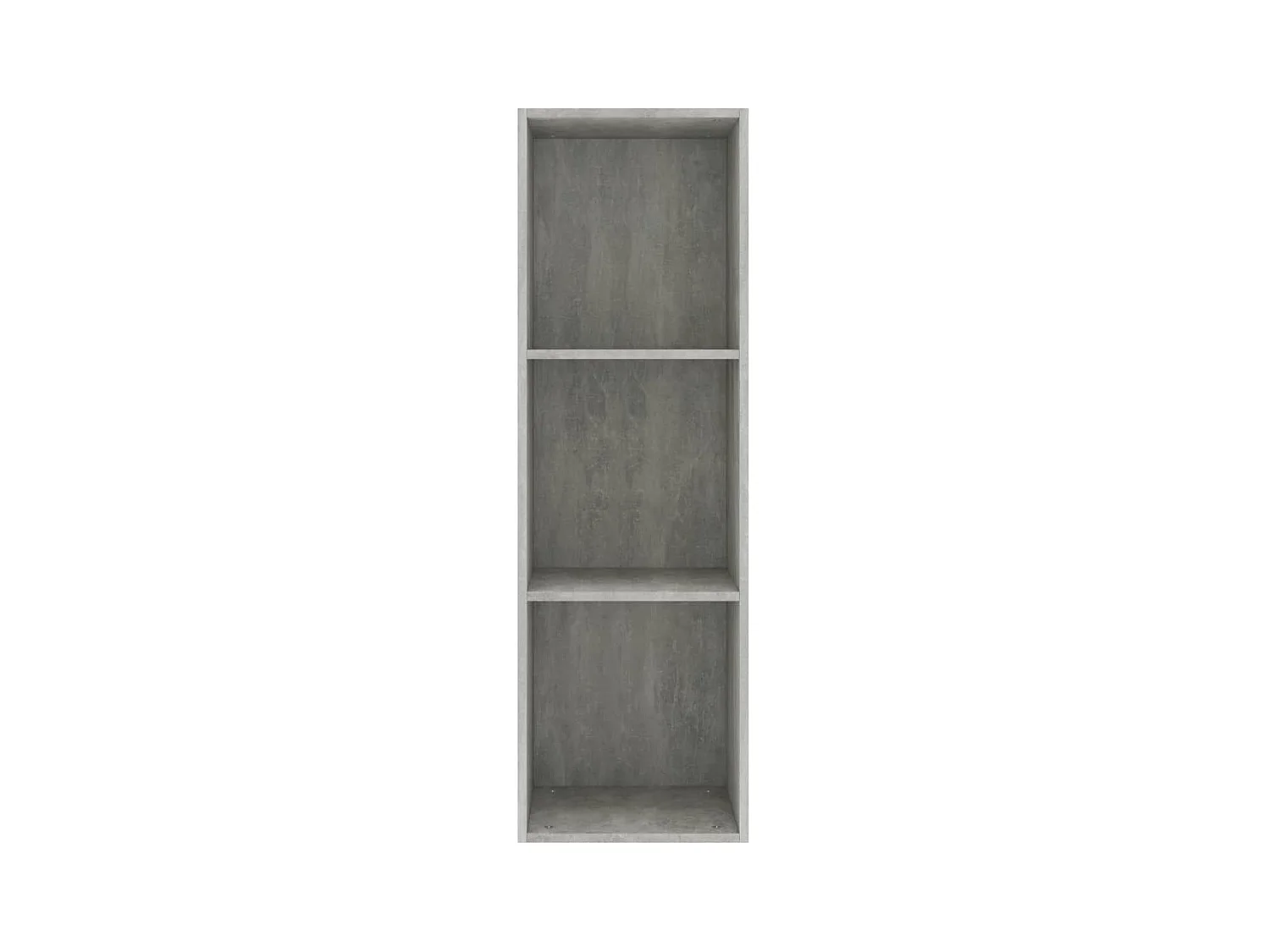 Bibliothèque Meuble TV | Etagère de rangement | Meuble de rangement Gris béton 36x30x114cm Bois d’ingénierie
