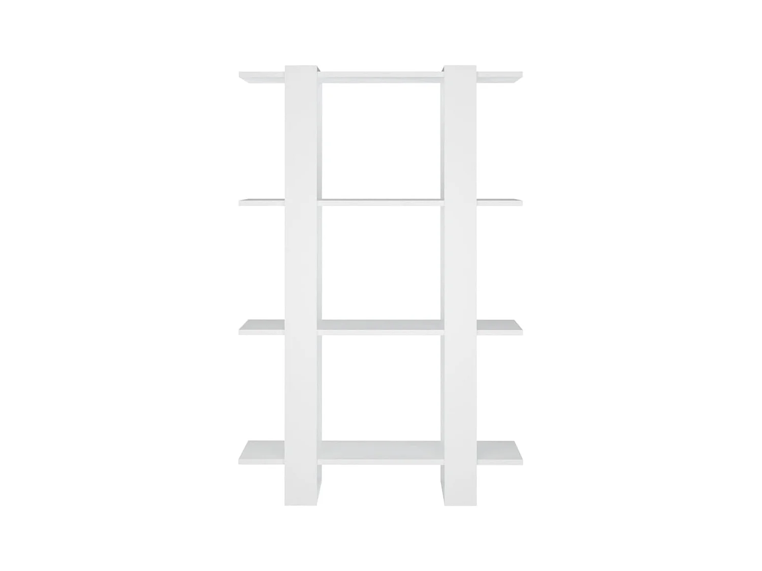 Libreria | Scaffale | Mobile di stoccaggio Divisorio Bianco 80x30x123,5 cm