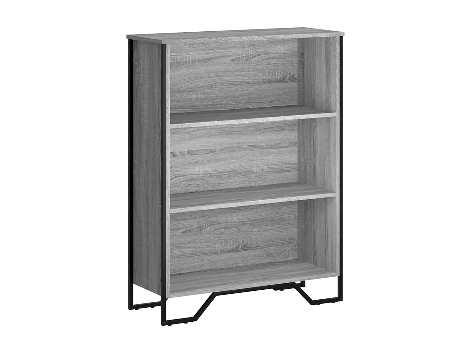 Libreria | Scaffale | Mobile di stoccaggio Grigio Sonoma 80x31x106 cm in Legno Multistrato