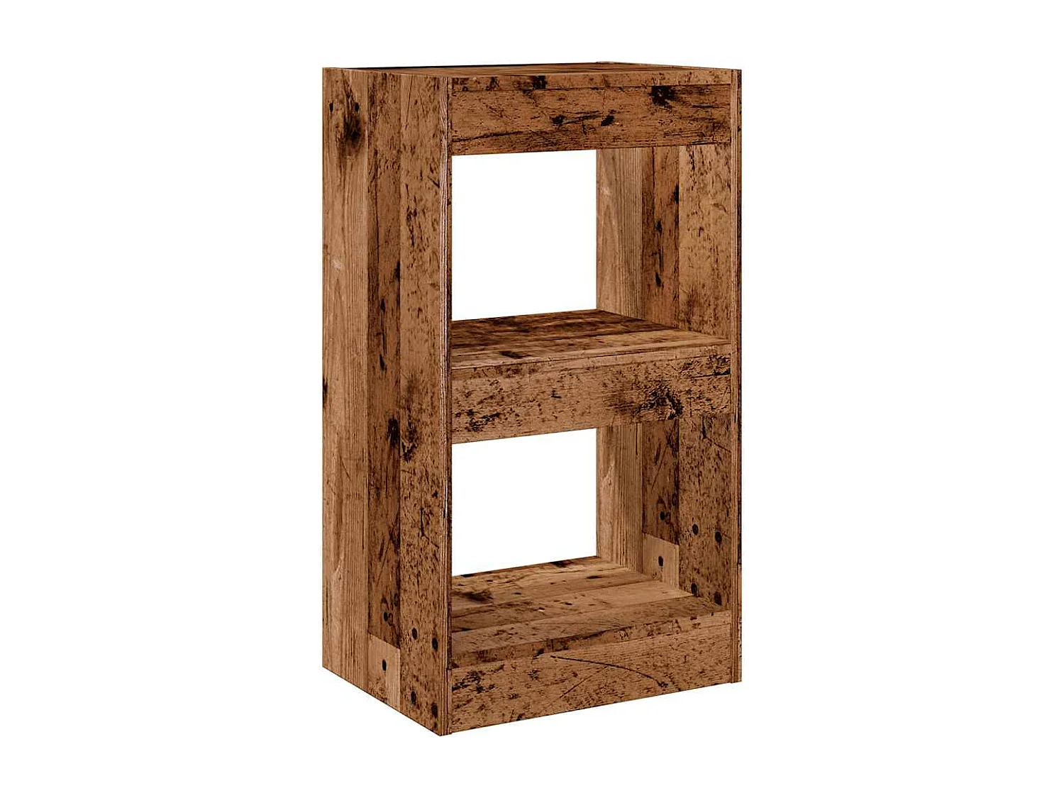 Libreria | Scaffale | Mobile di stoccaggio Divisorio in Legno Vecchio 40x30x72 cm