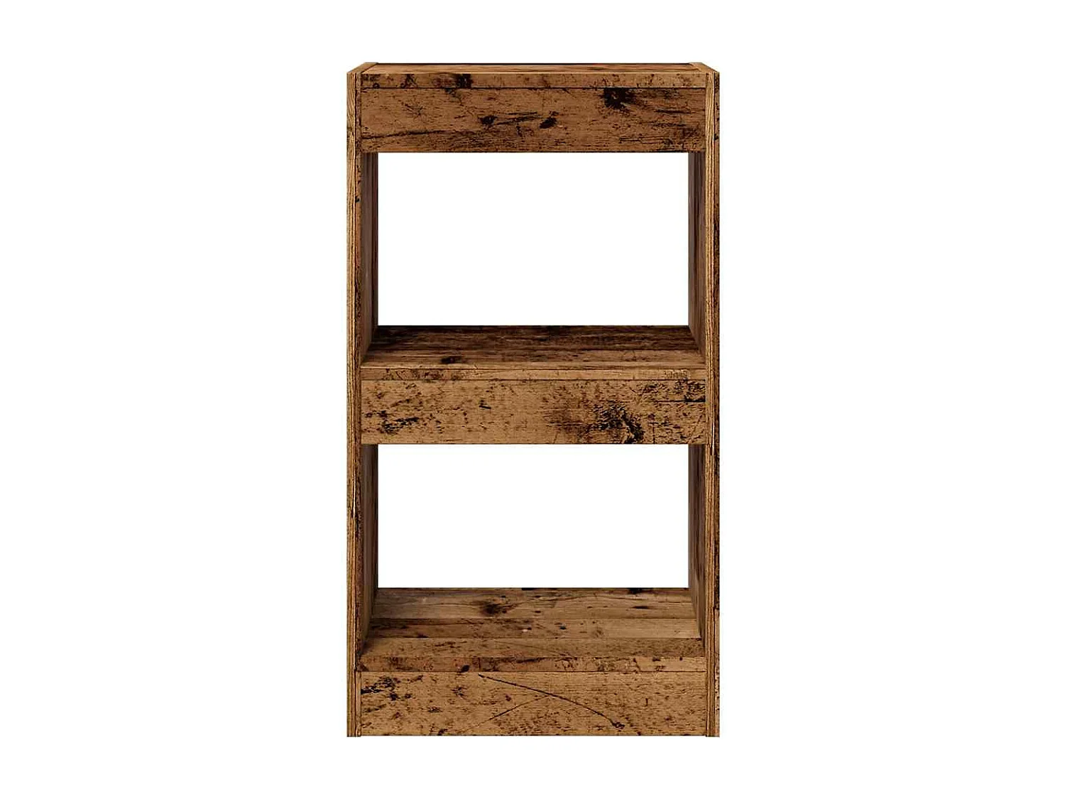 Libreria | Scaffale | Mobile di stoccaggio Divisorio in Legno Vecchio 40x30x72 cm