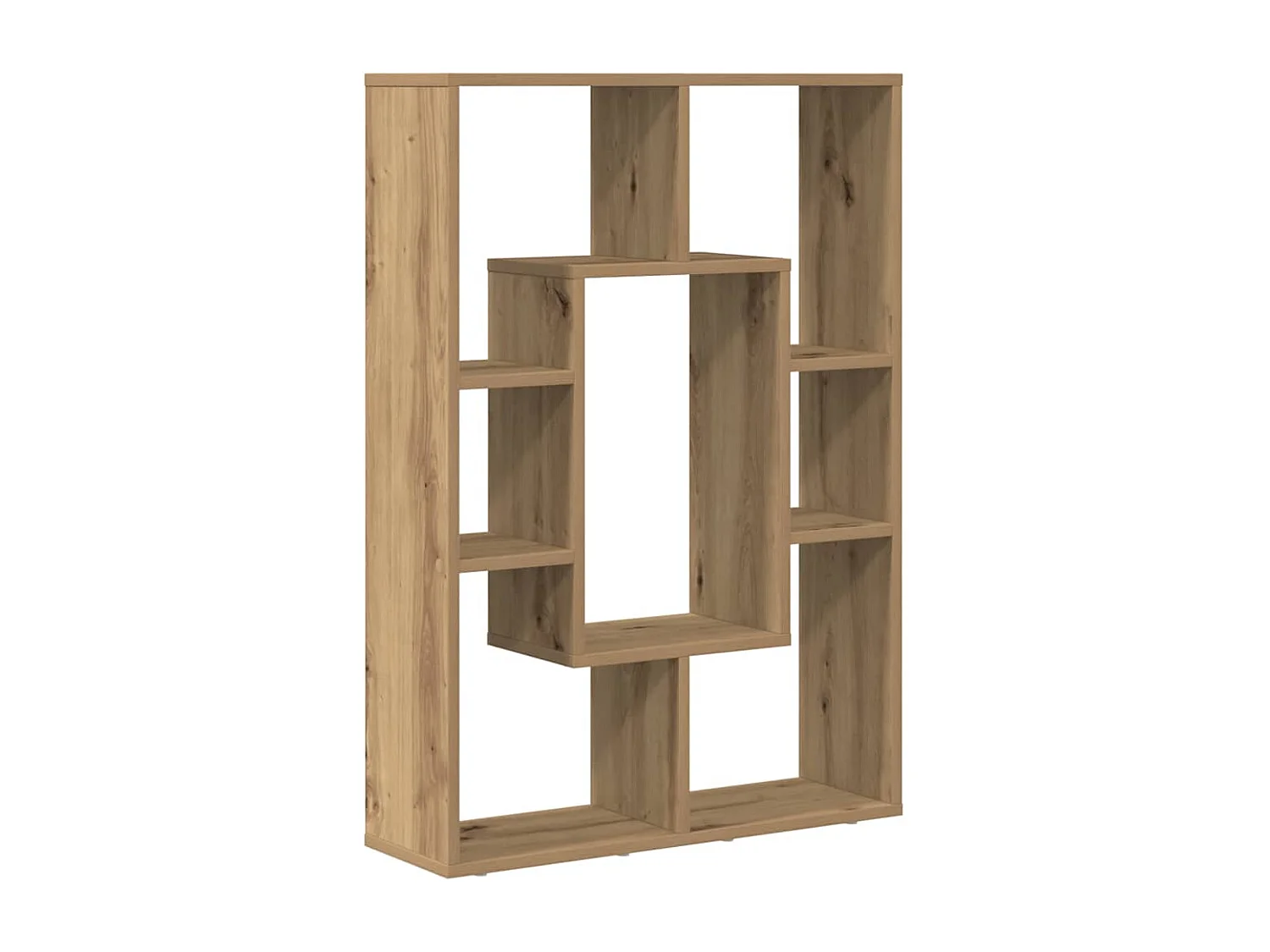 Libreria | Scaffale | Mobile di stoccaggio Rovere Artigianale 63x20x90 cm in Truciolato