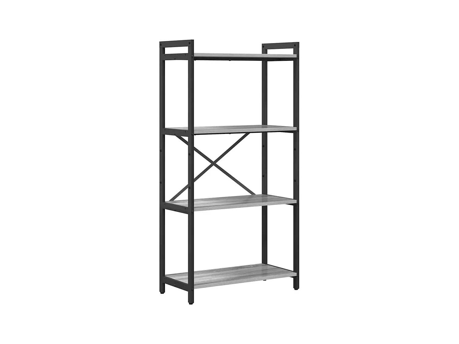 Bibliothèque | Etagère de rangement | Meuble de rangement Sonoma gris 60 x 30 x 118 cm Bois d'ingénierie