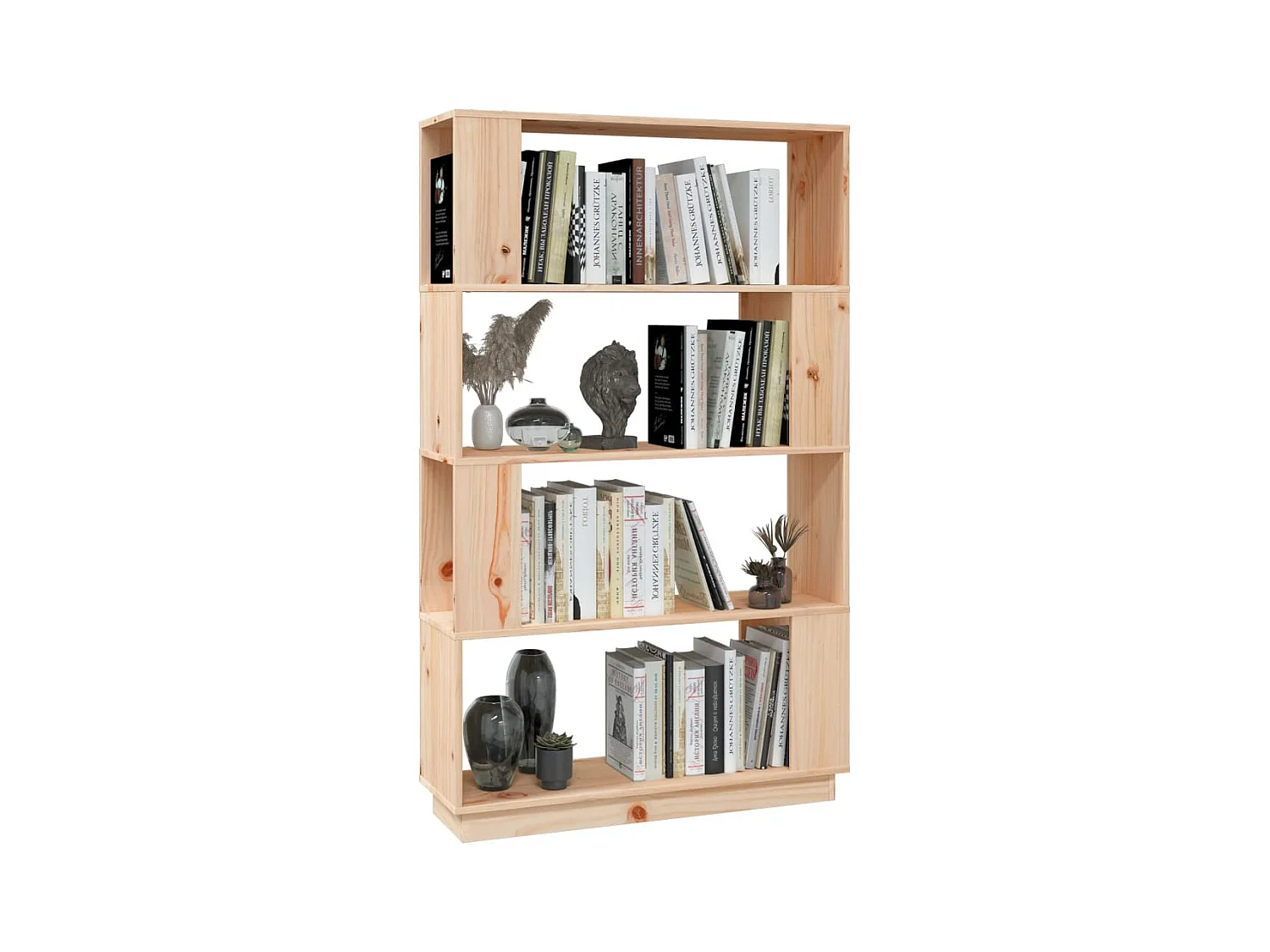 Bibliothèque | Etagère de rangement | Meuble de rangement 80x25x132 cm Pin solide