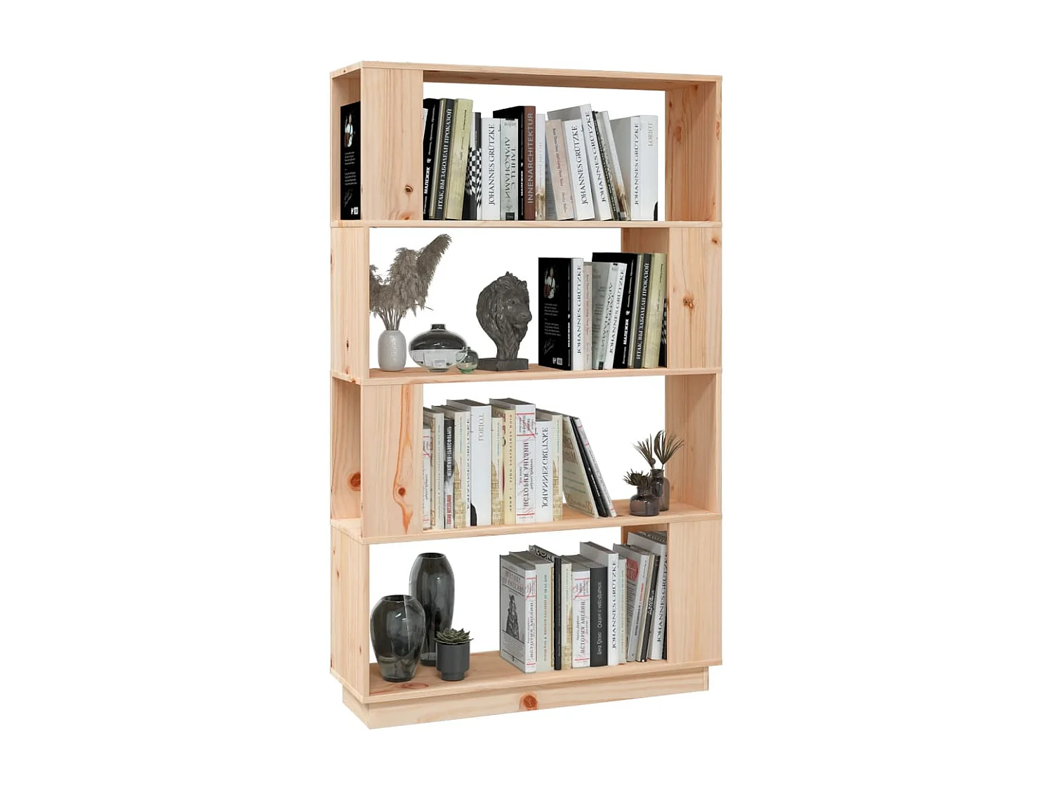 Bibliothèque | Etagère de rangement | Meuble de rangement 80x25x132 cm Pin solide