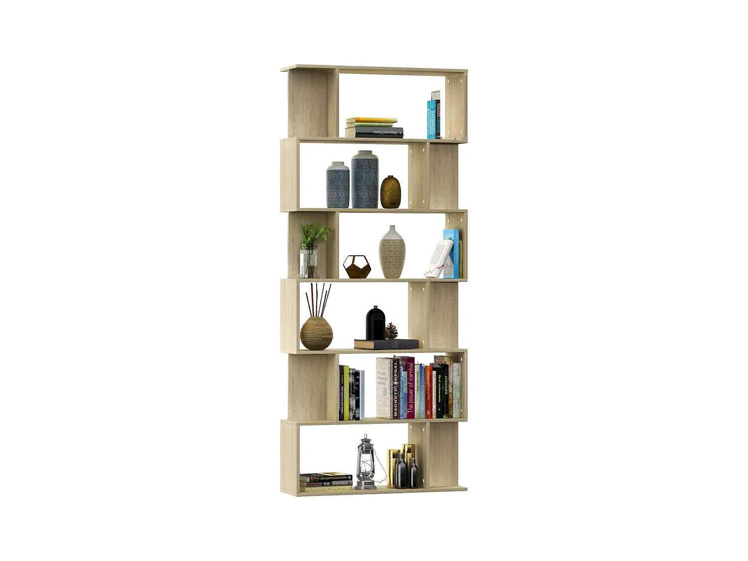 Bibliothèque | Etagère de rangement | Meuble de rangement Chêne sonoma Bois d'ingénierie