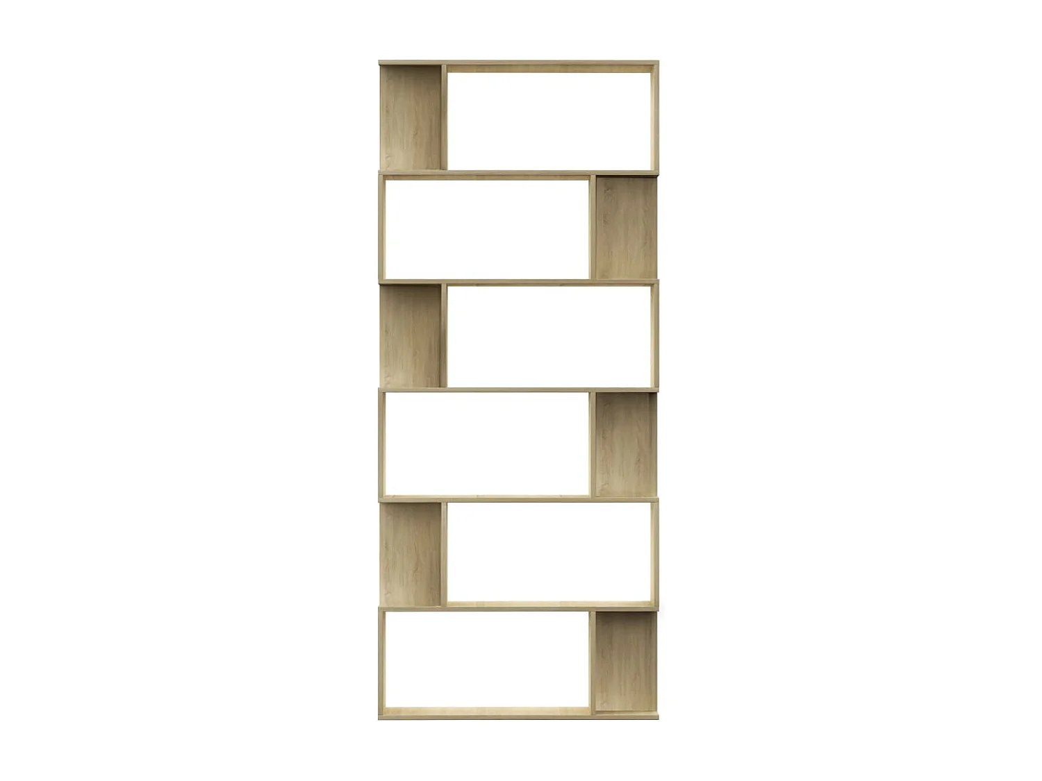 Libreria | Scaffale | Mobile di stoccaggio Divisorio Rovere Sonoma 80x24x192 cm Legno Multistrato