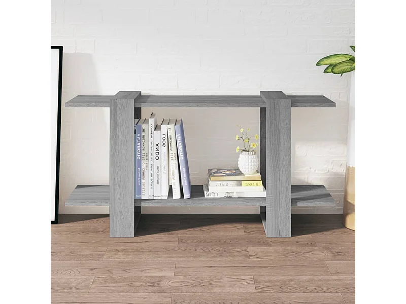 Bibliothèque | Etagère de rangement | Meuble de rangement Sonoma gris 100x30x51 cm Bois d'ingénierie