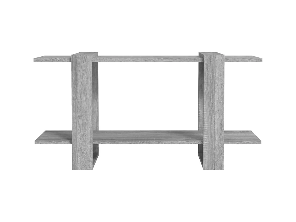 Bibliothèque | Etagère de rangement | Meuble de rangement Sonoma gris 100x30x51 cm Bois d'ingénierie