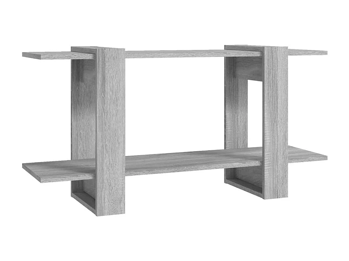 Bibliothèque | Etagère de rangement | Meuble de rangement Sonoma gris 100x30x51 cm Bois d'ingénierie