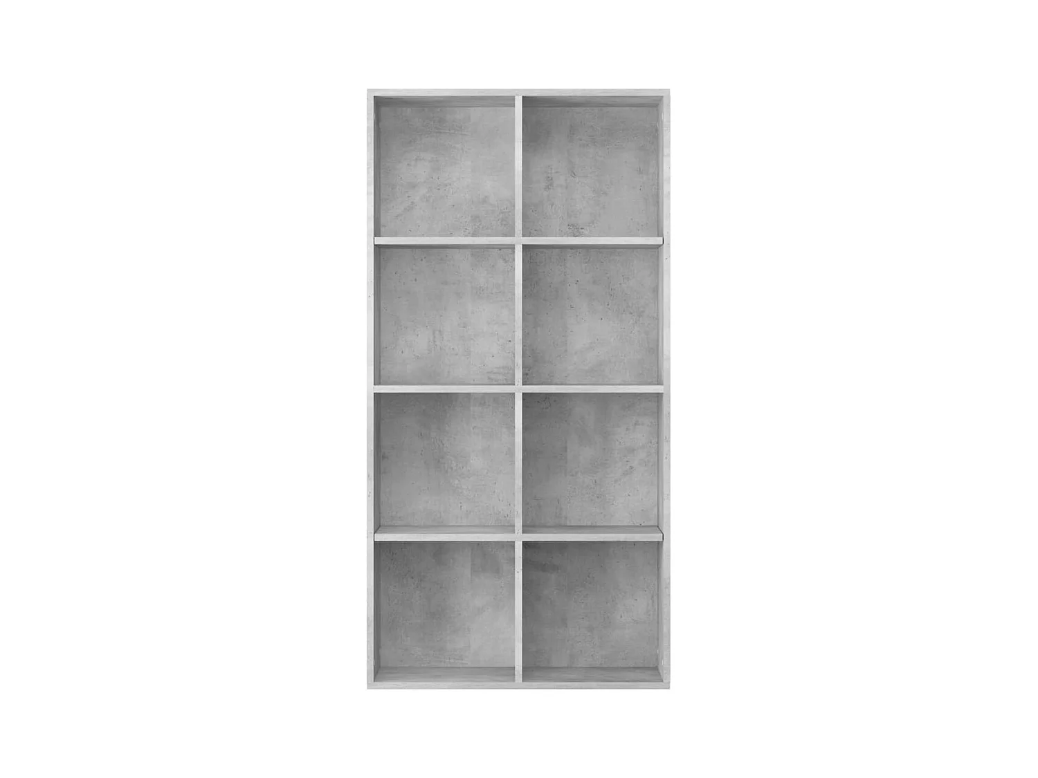 Bibliothèque | Etagère de rangement | Meuble de rangementt Gris béton 66x30x130 cm Bois d’ingénierie