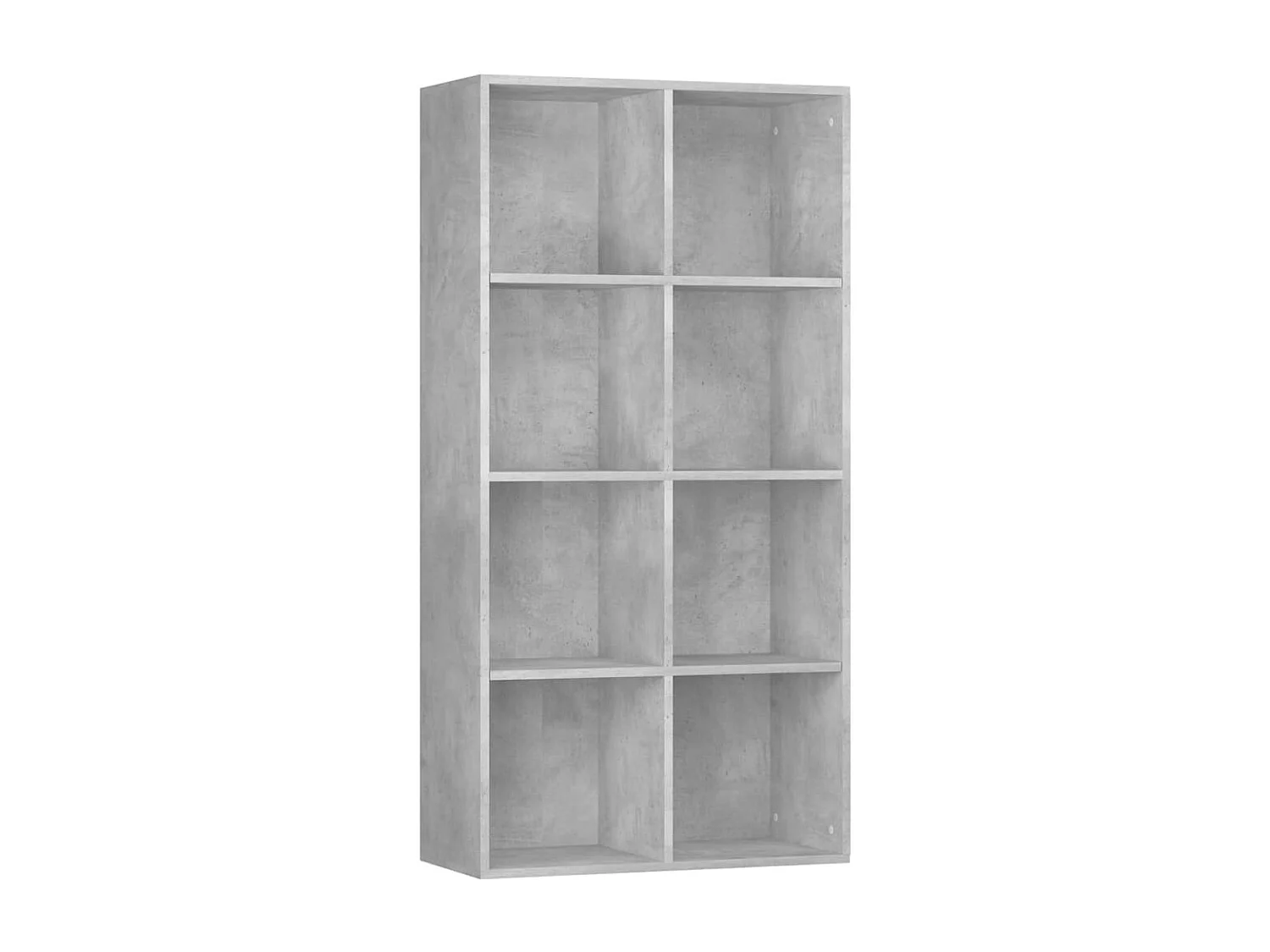 Bibliothèque | Etagère de rangement | Meuble de rangementt Gris béton 66x30x130 cm Bois d’ingénierie