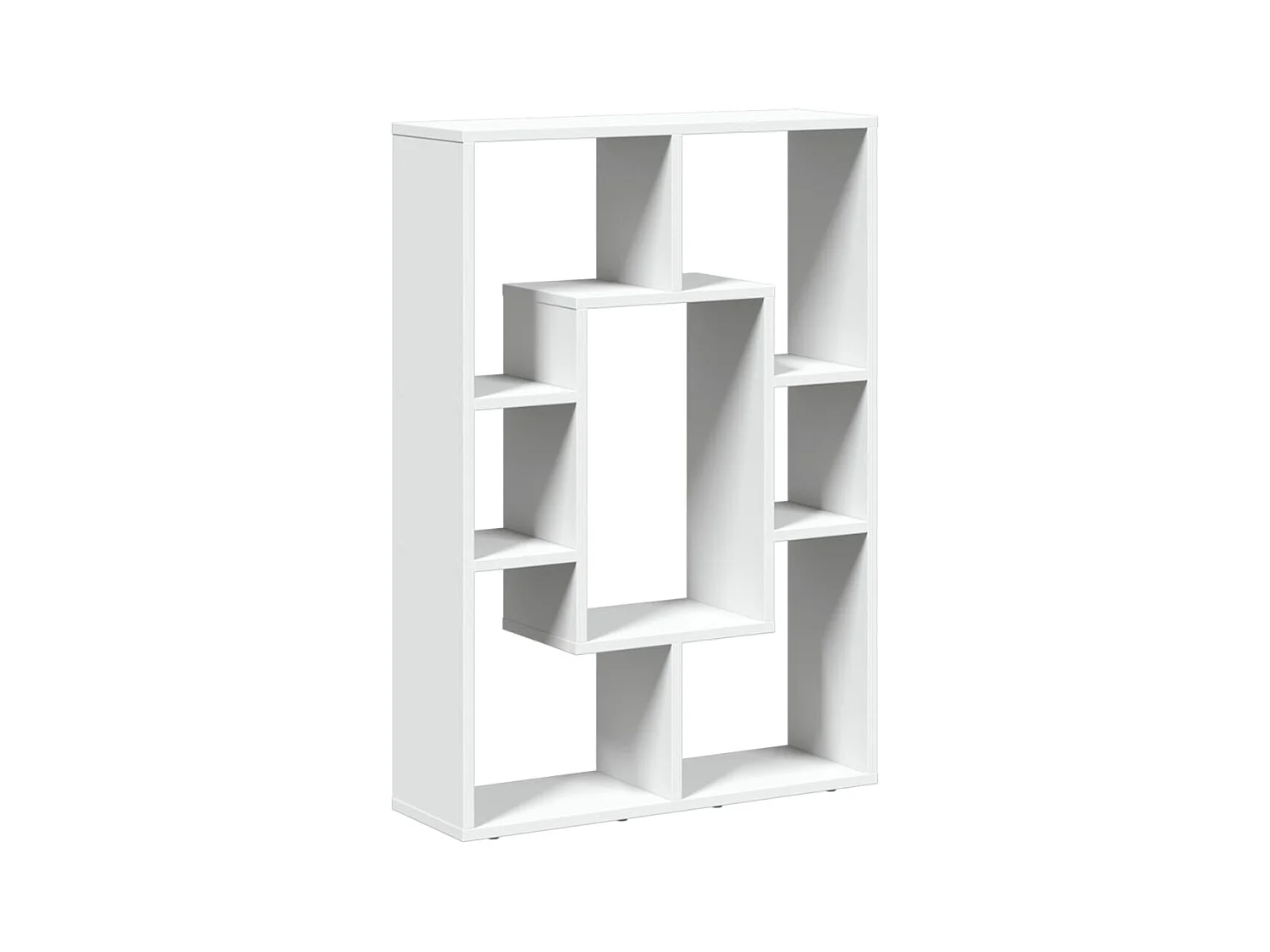 Bibliothèque | Etagère de rangement | Meuble de rangement blanc 63x20x90 cm bois d'ingénierie