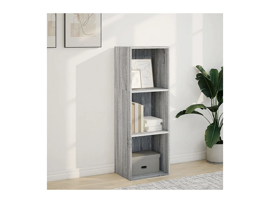 Bibliothèque | Etagère de rangement | Meuble de rangement sonoma gris 40x30x114 cm bois d'ingénierie