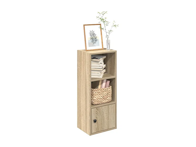 Bibliothèque | Etagère de rangement | Meuble de rangement chêne sonoma 31x24x77 cm bois d'ingénierie