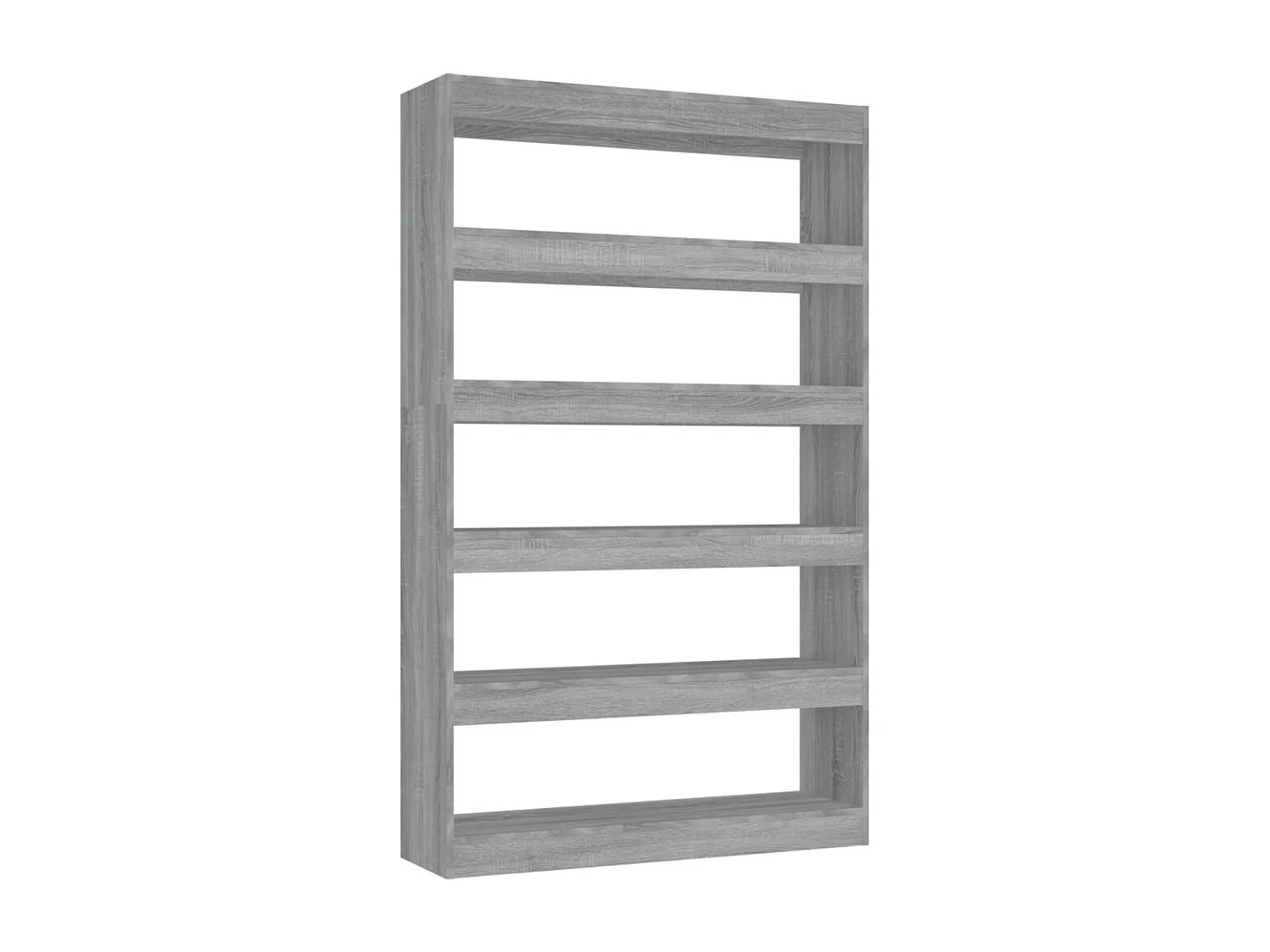 Libreria | Scaffale | Mobile di stoccaggio Divisorio Grigio Sonoma 100x30x166 cm