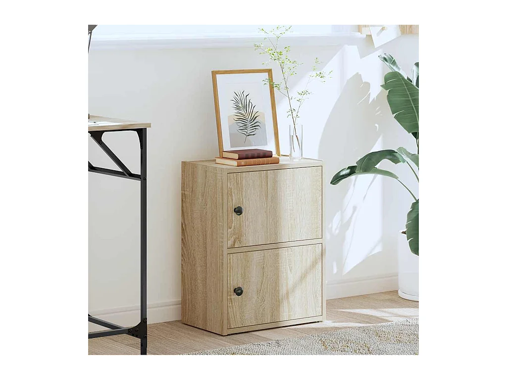 Bibliothèque | Etagère de rangement | Meuble de rangement chêne sonoma 40x24x52 cm bois d'ingénierie