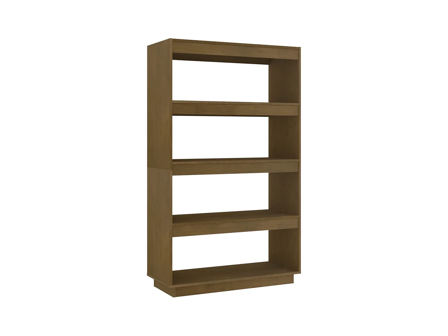 Bibliothèque | Etagère de rangement | Meuble de rangement Marron miel 80x35x135 cm Pin