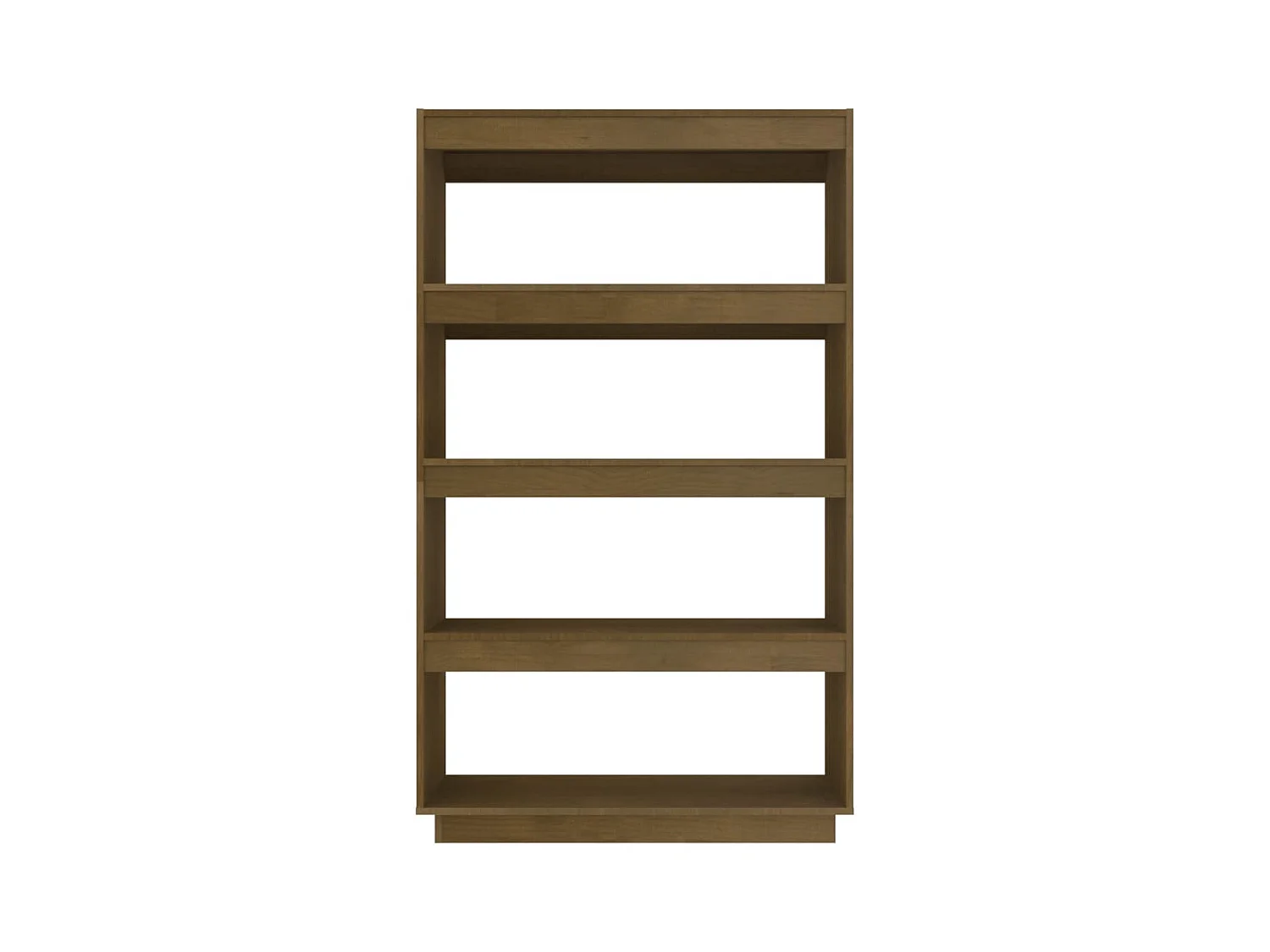 Bibliothèque | Etagère de rangement | Meuble de rangement Marron miel 80x35x135 cm Pin